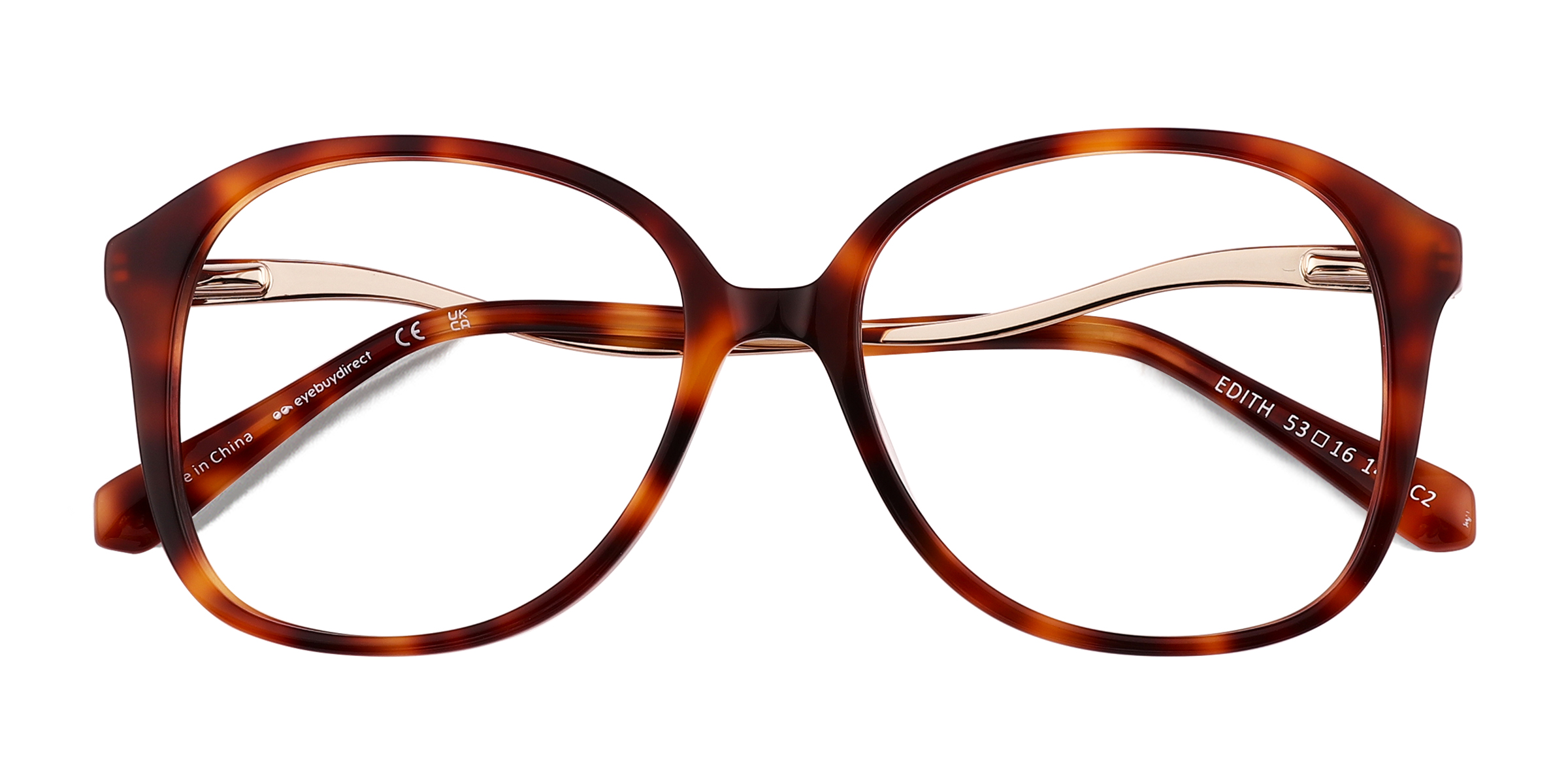 Tortoise Edith - Acetate Eyeglasses