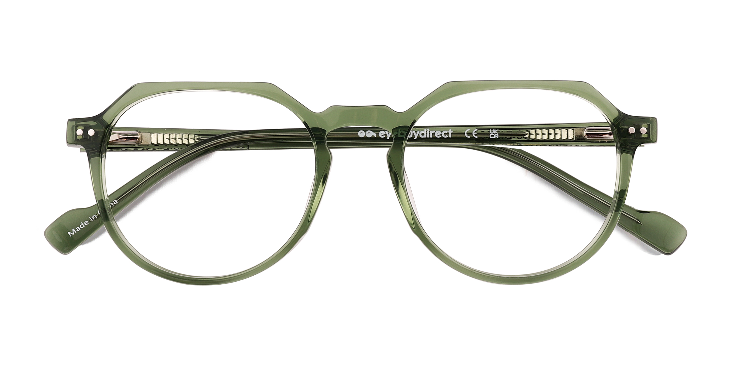 Crystal Green Birdie - Acétate Lunettes de vue