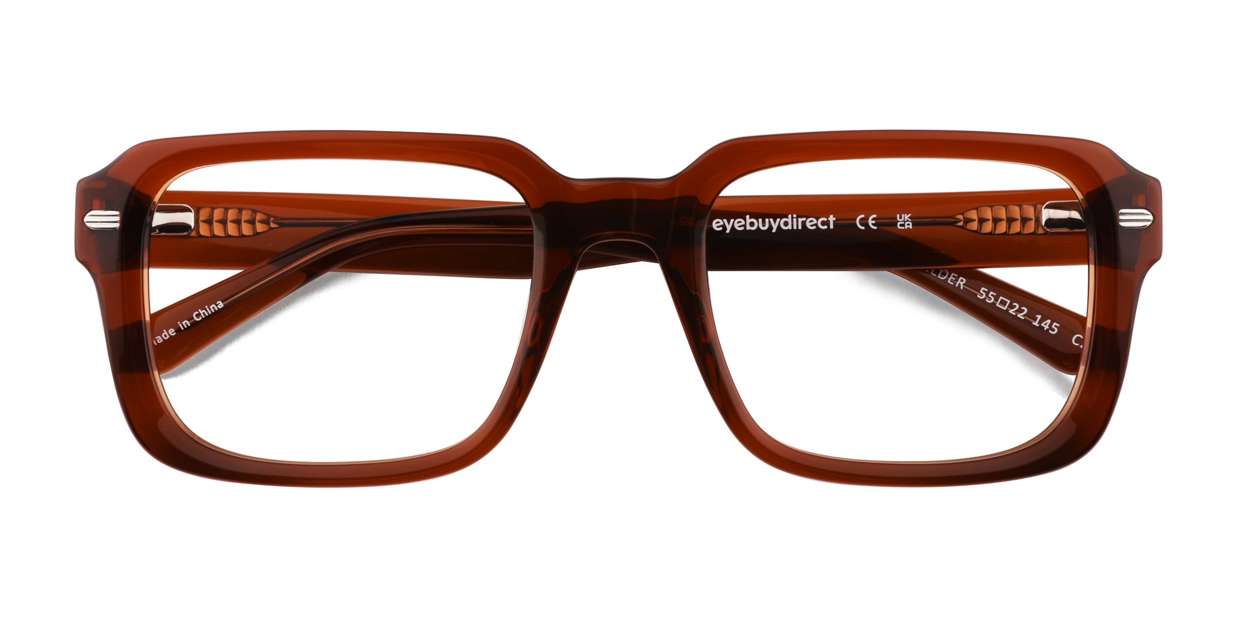 Crystal Dark Brown Wilder -  Alternative-materials Eyeglasses