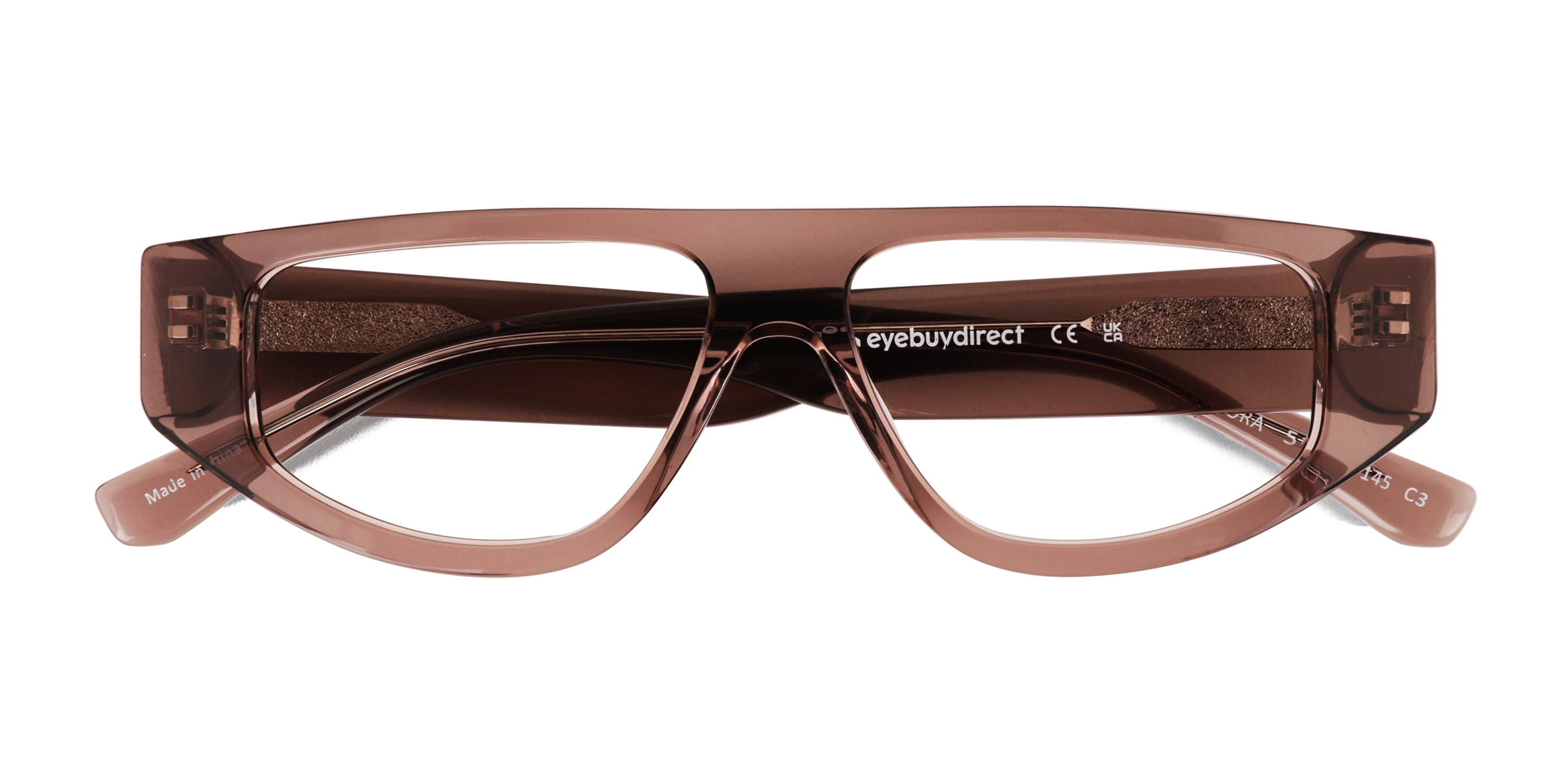 Crystal Brown Tempora - Acétate Lunettes de vue