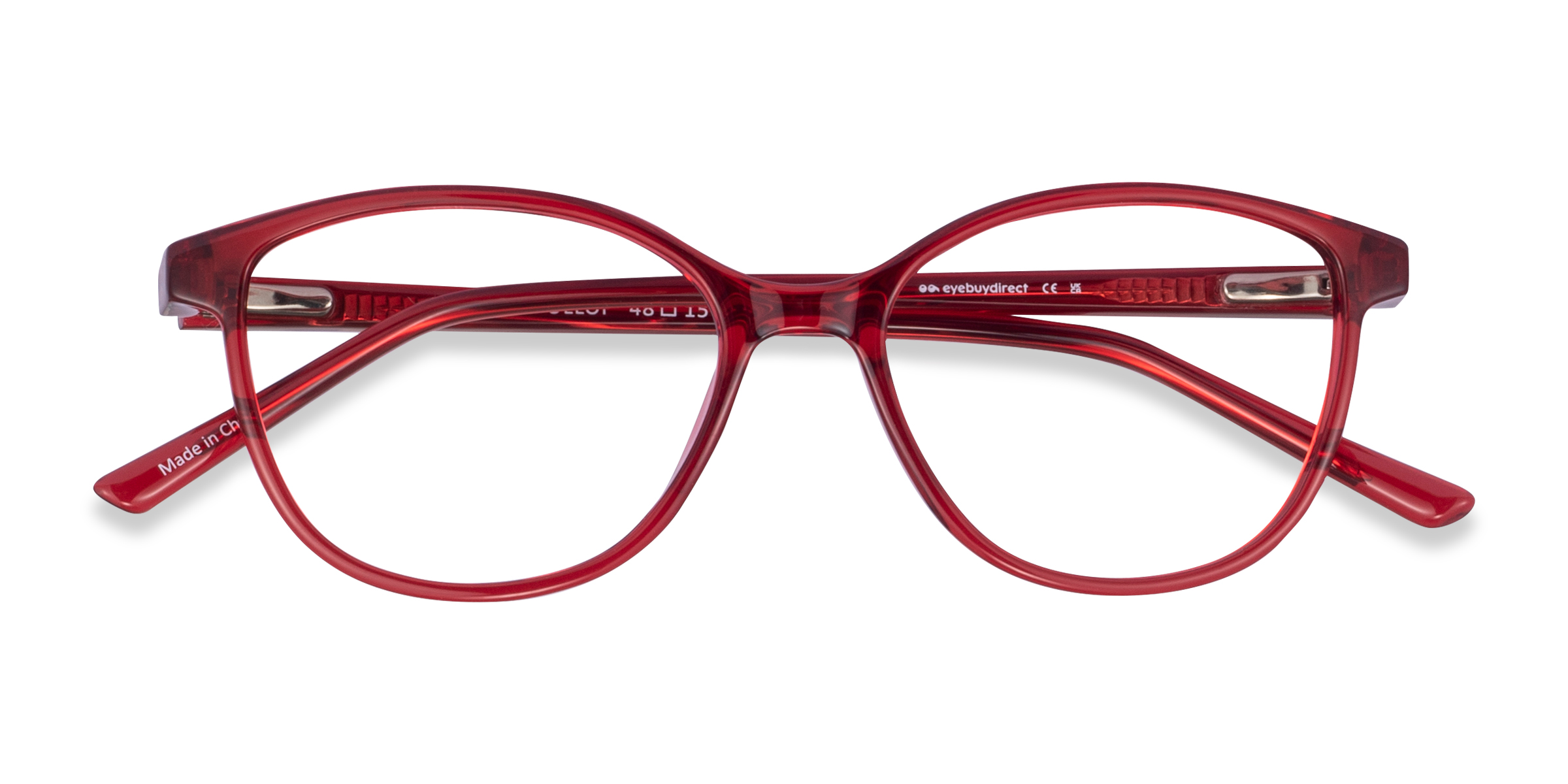 Red Dollop - Plastic Eyeglasses