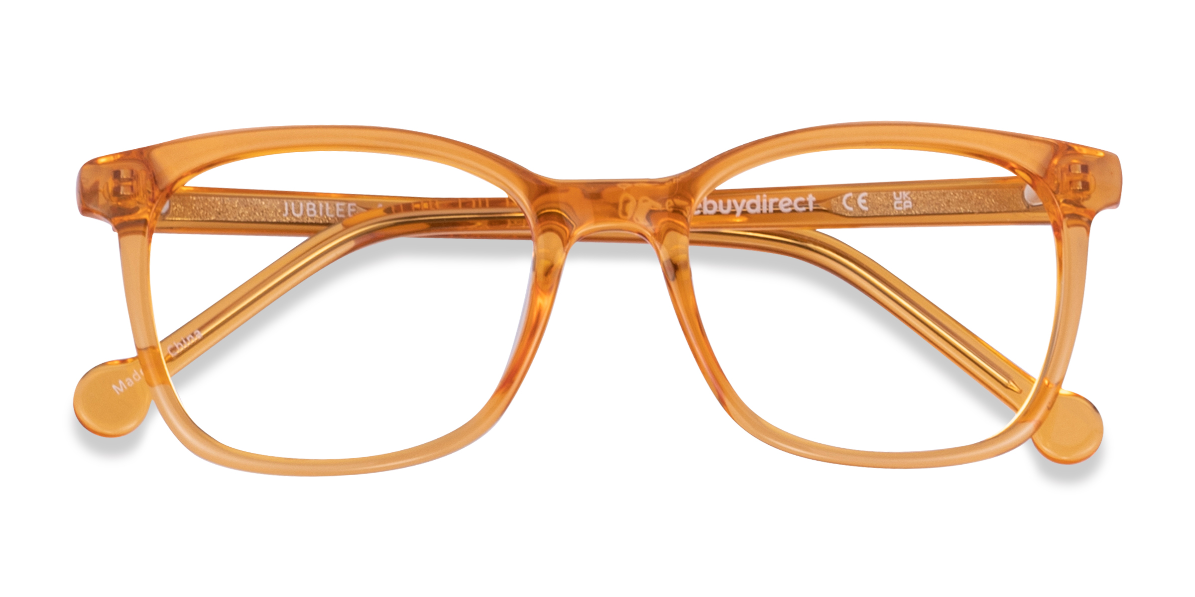 Clear Brown Jubilee -  Plastic Eyeglasses