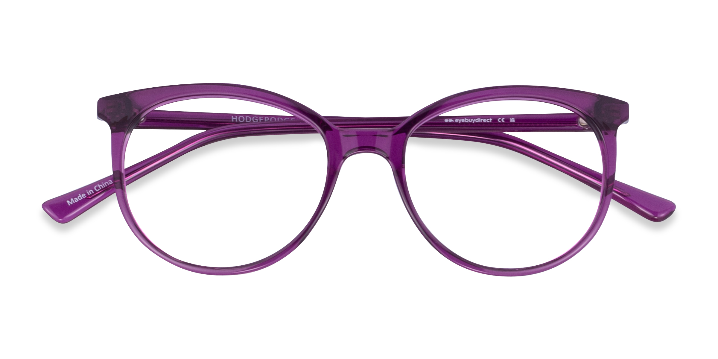 Purple Hodgepodge - Plastic Eyeglasses