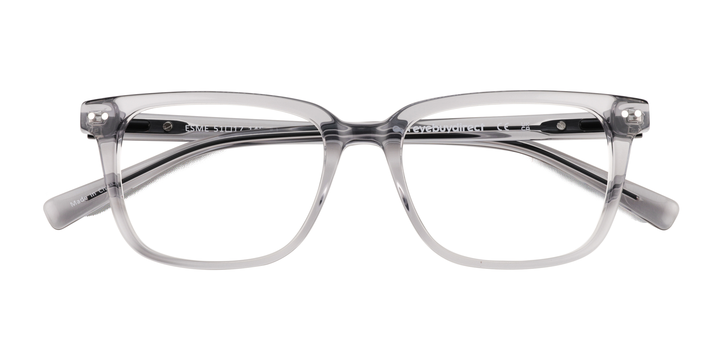 Crystal Gray Esme - Acetate Eyeglasses