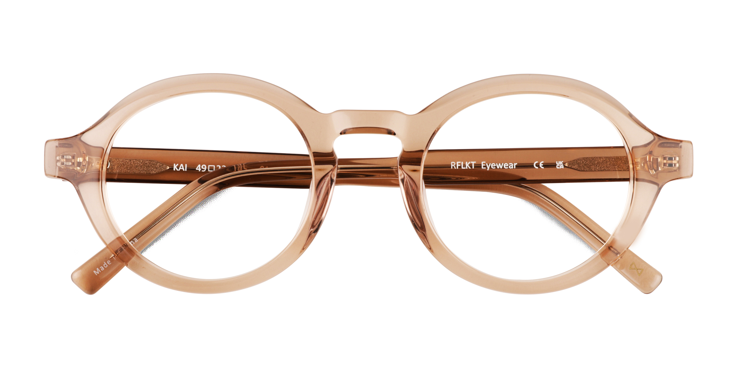 Crystal Light Brown Kai -  Alternative-materials Eyeglasses