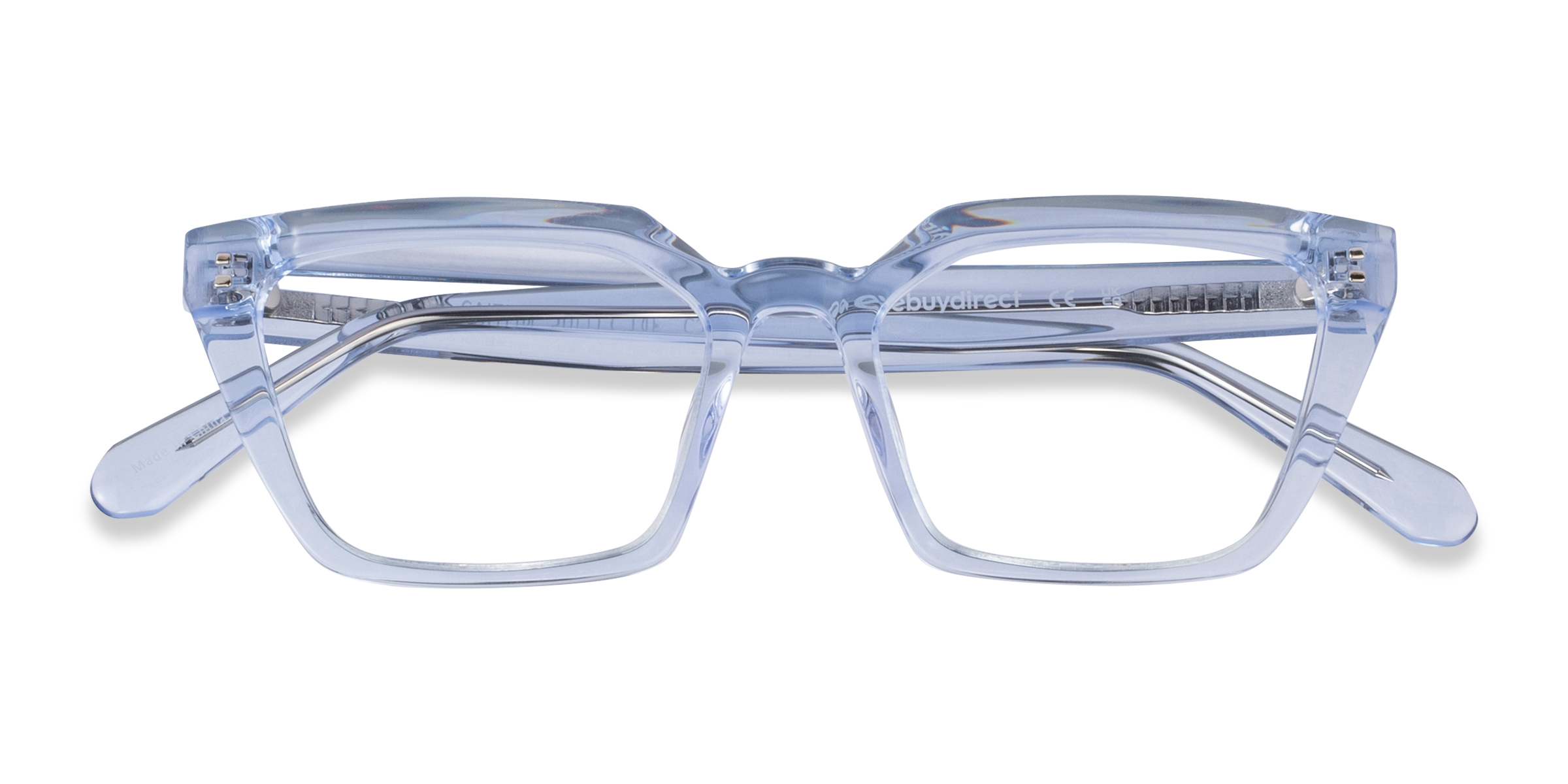 Crystal Light Blue Caitlin - Acetate Eyeglasses