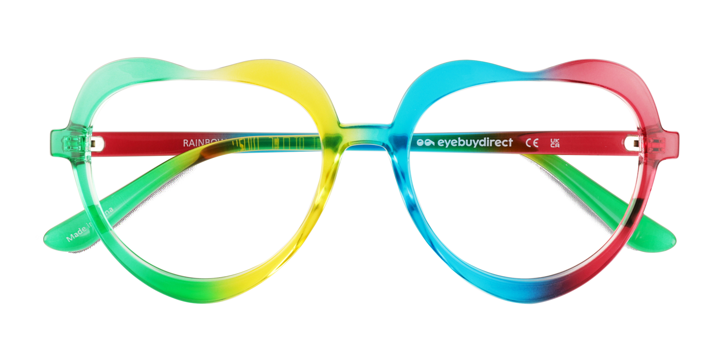 Rainbow Rainbow Heart - Plastic Eyeglasses