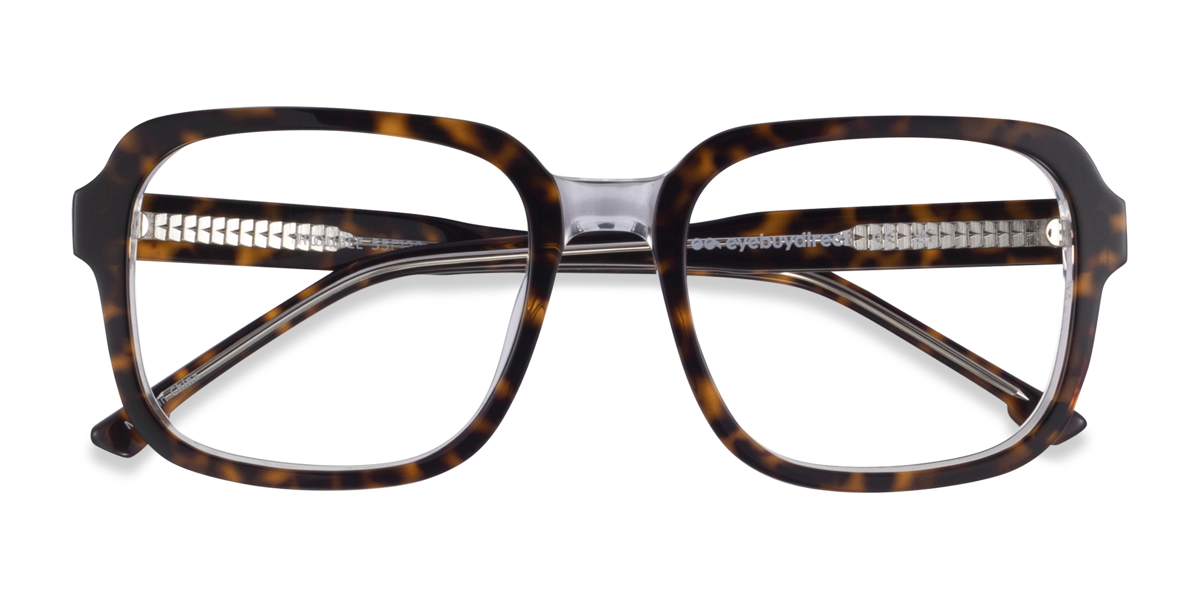 Tortoise Clear Trouble - Acetate Eyeglasses