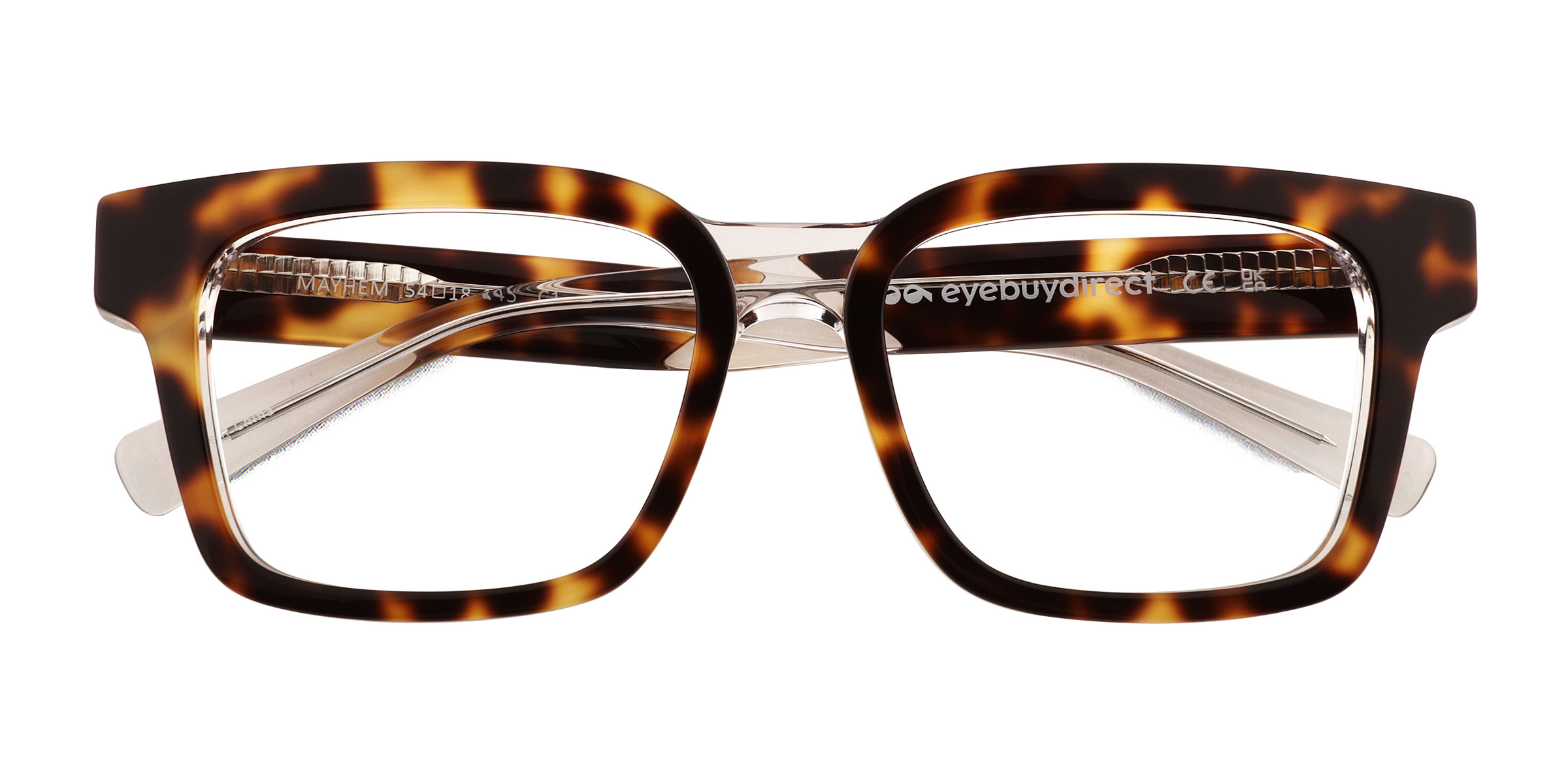 Clear Tortoise Mayhem - Acétate Lunettes de vue
