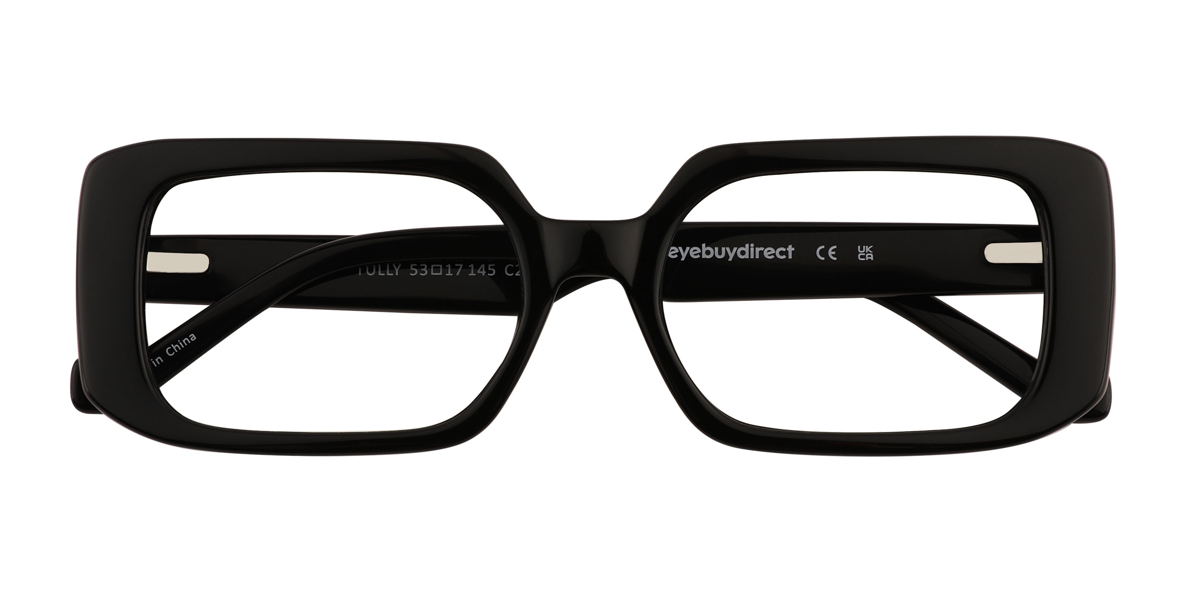 Shiny Black Tully - Plastique Lunettes de vue