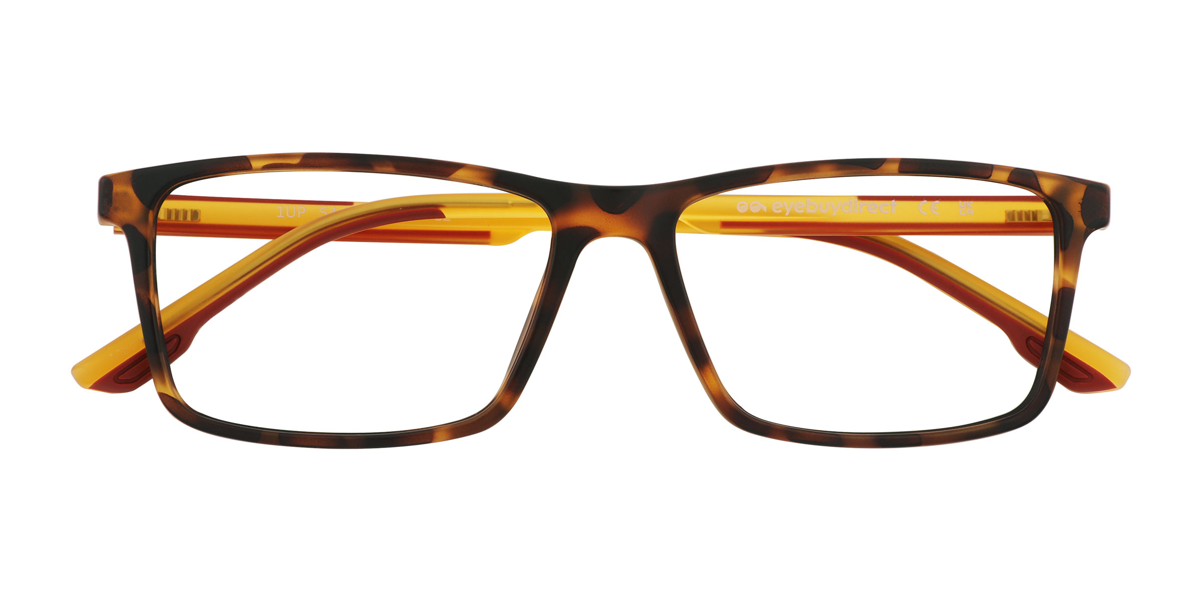 Yellow Tortoise 1Up - Plastic Eyeglasses