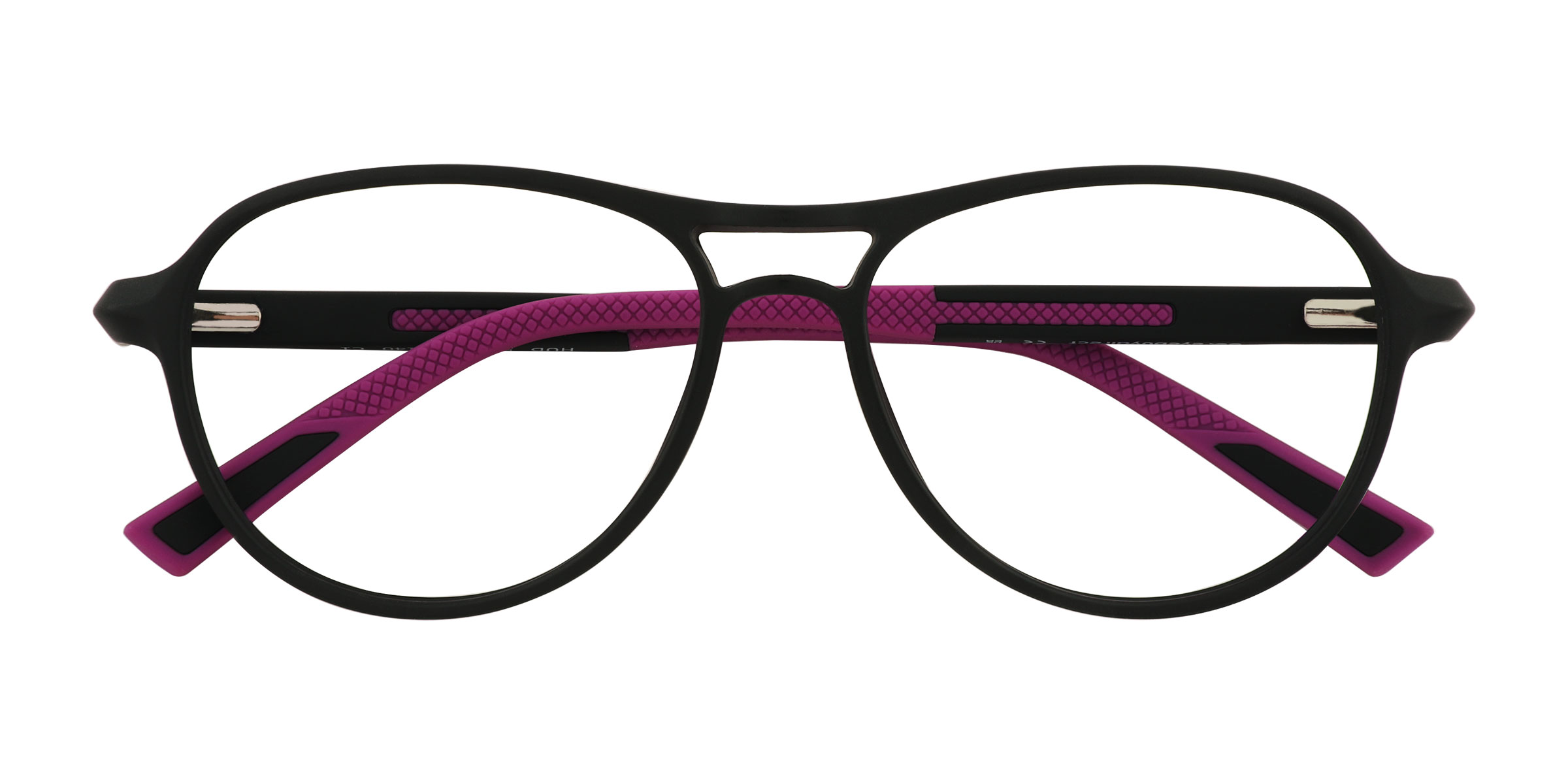 Matte Black Hud -  Plastic Eyeglasses