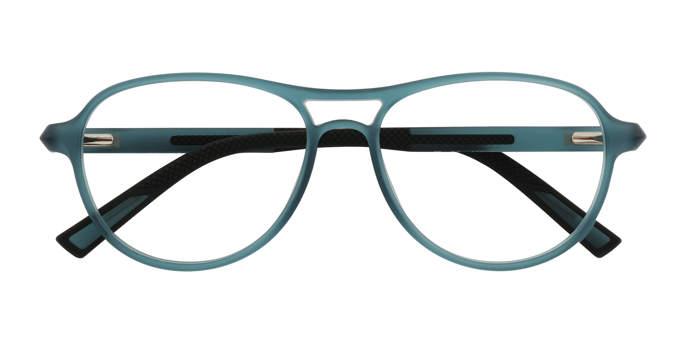 Matte Crystal Teal Hud - Plastic Eyeglasses