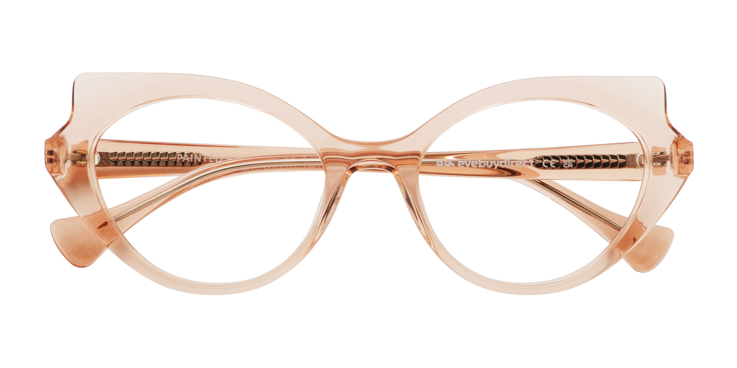 Coral Painted Lady - Acétate Lunettes de vue