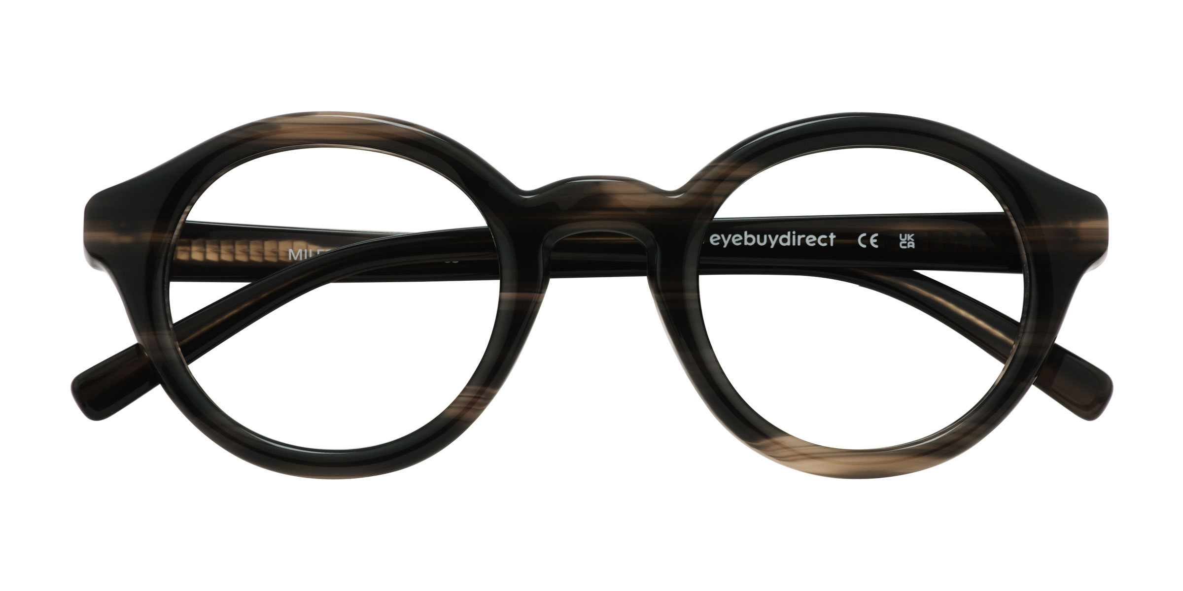 Striped Brown Miles -  Alternative-materials Lunettes de vue