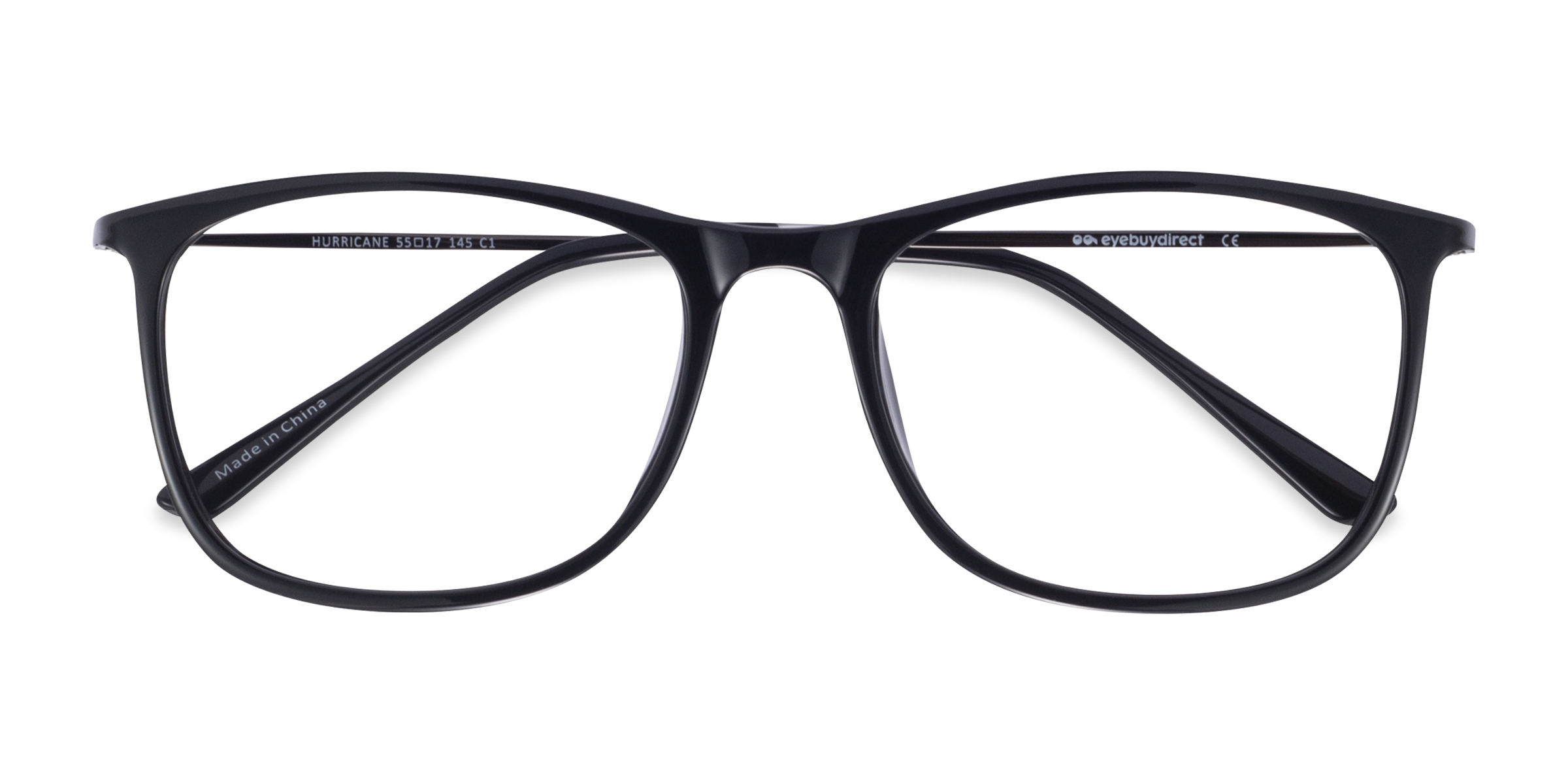Black Hurricane -  Plastic Eyeglasses