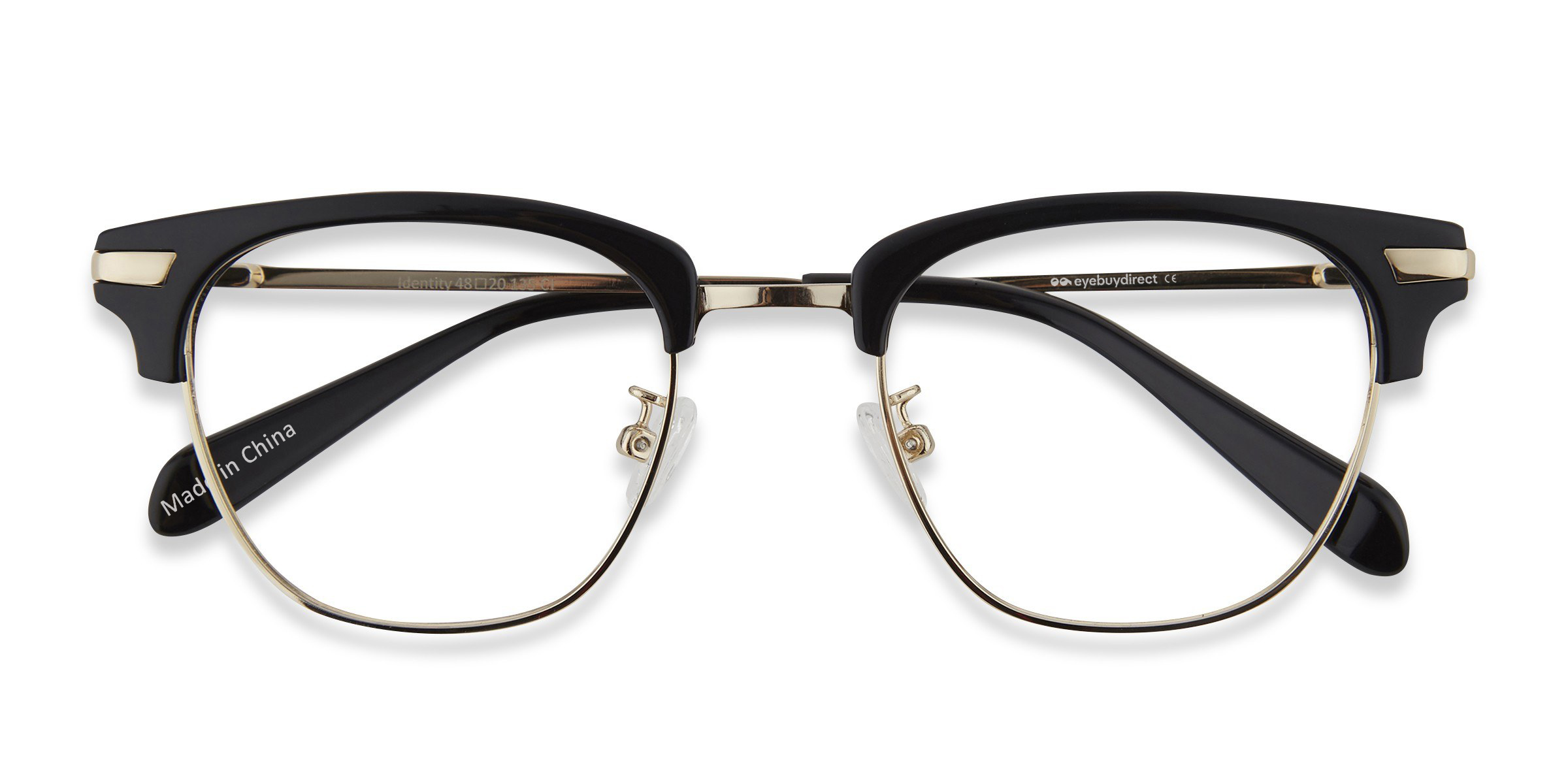Noir Identity - Acetate-metal Lunettes de vue