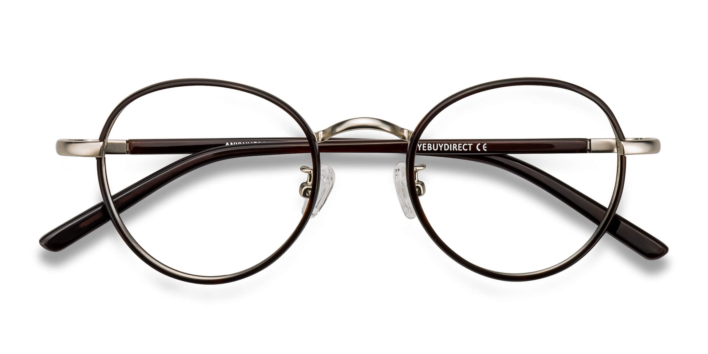 Brun Anywhere -  Métal Lunettes de vue
