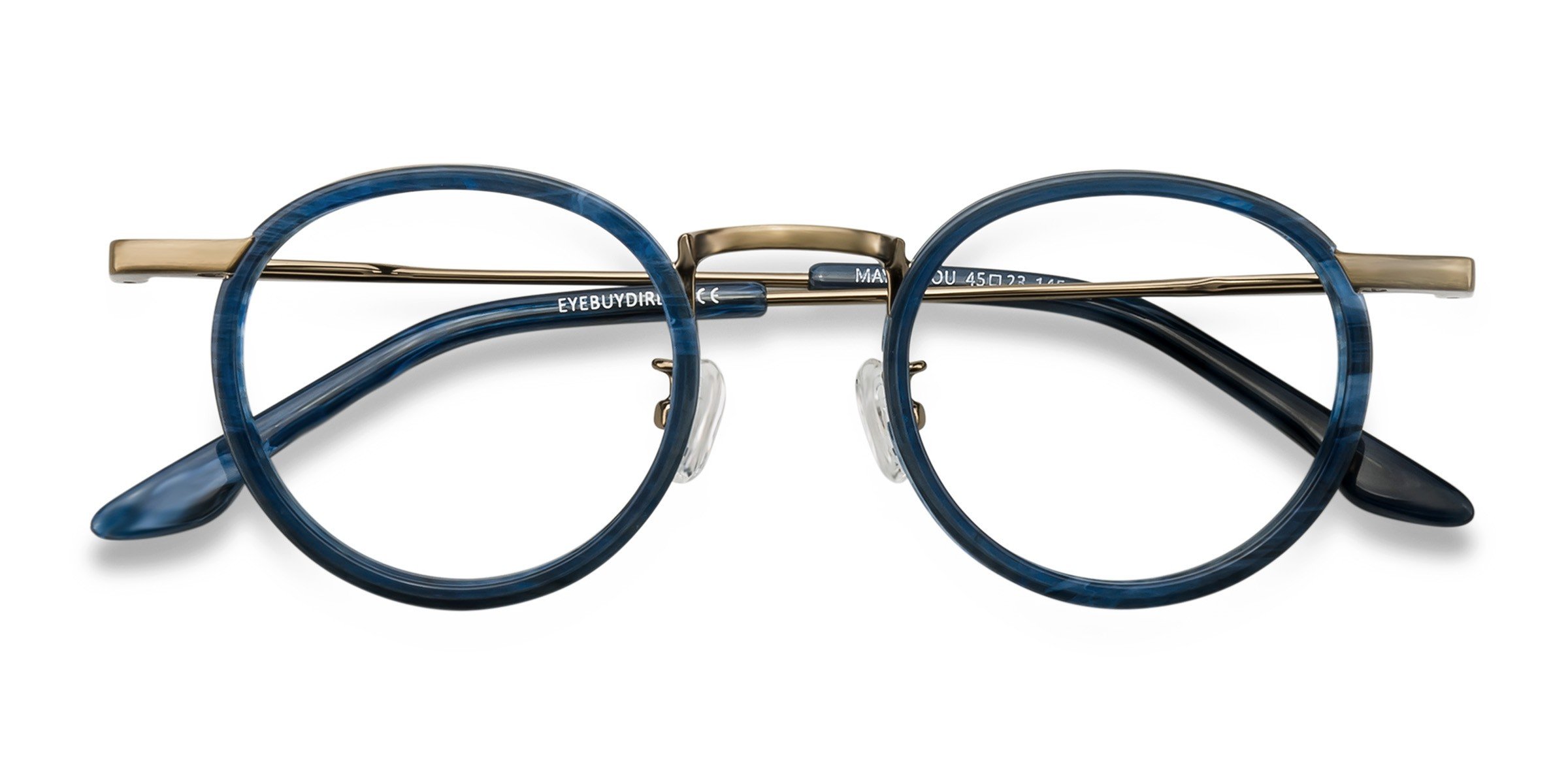 Blue Maybe You - Metal Eyeglasses