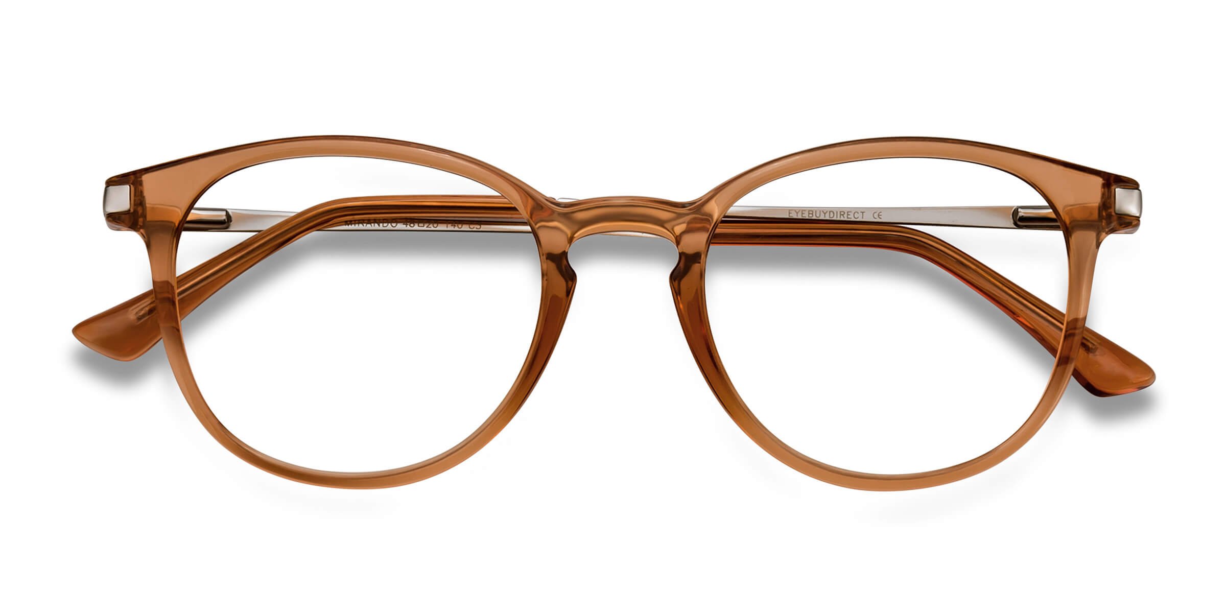 Light Brown Mirando - Plastic Eyeglasses