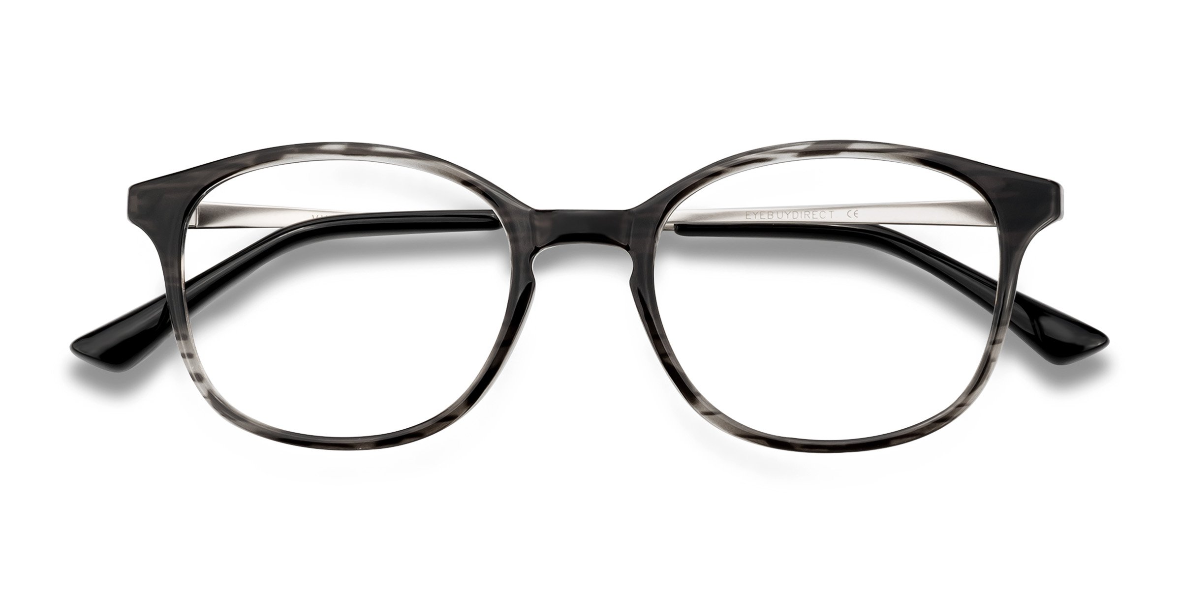 Black Striped Villa - Plastique Lunettes de vue