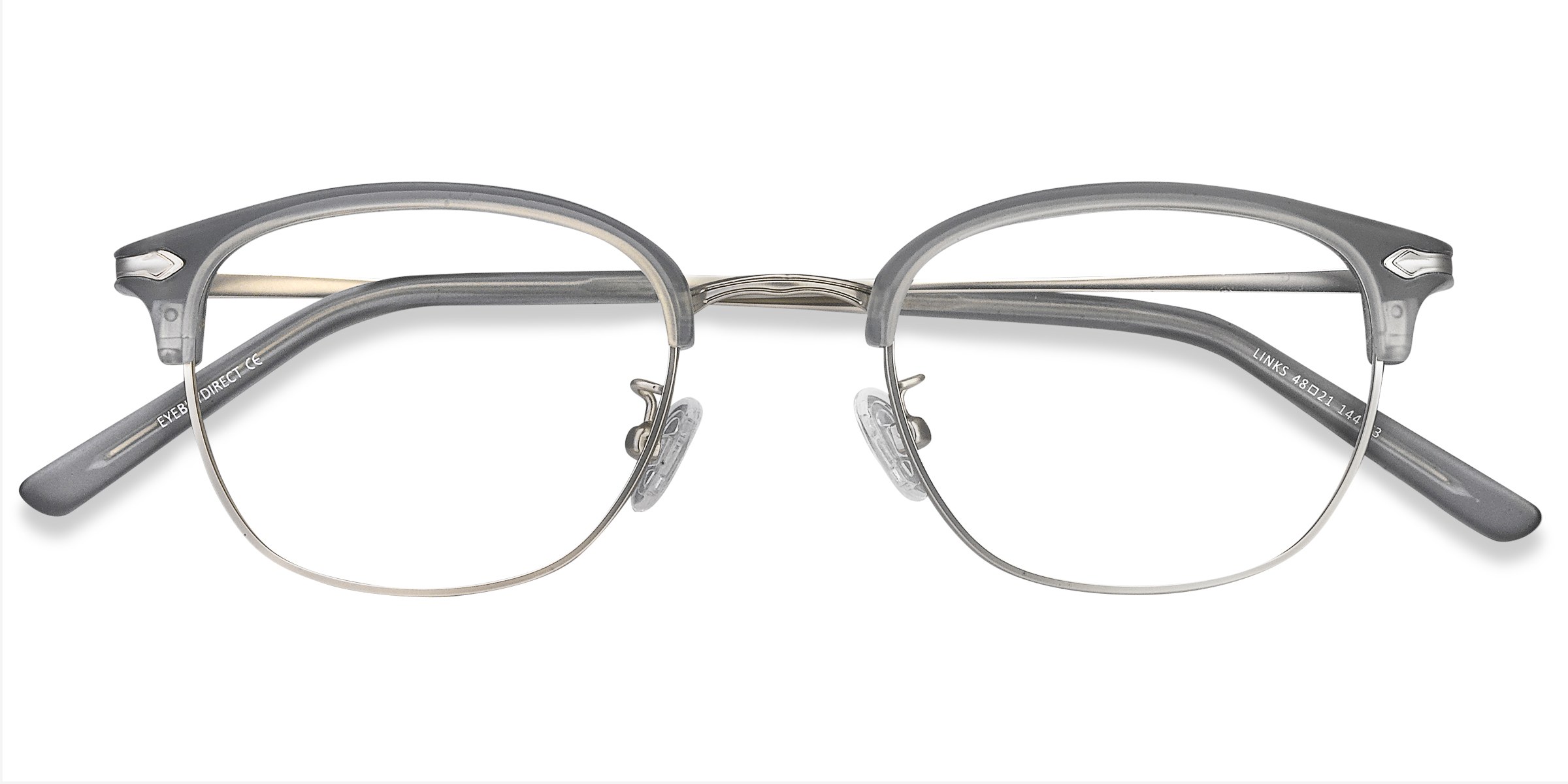 Matte Gray Links - Plastic Eyeglasses