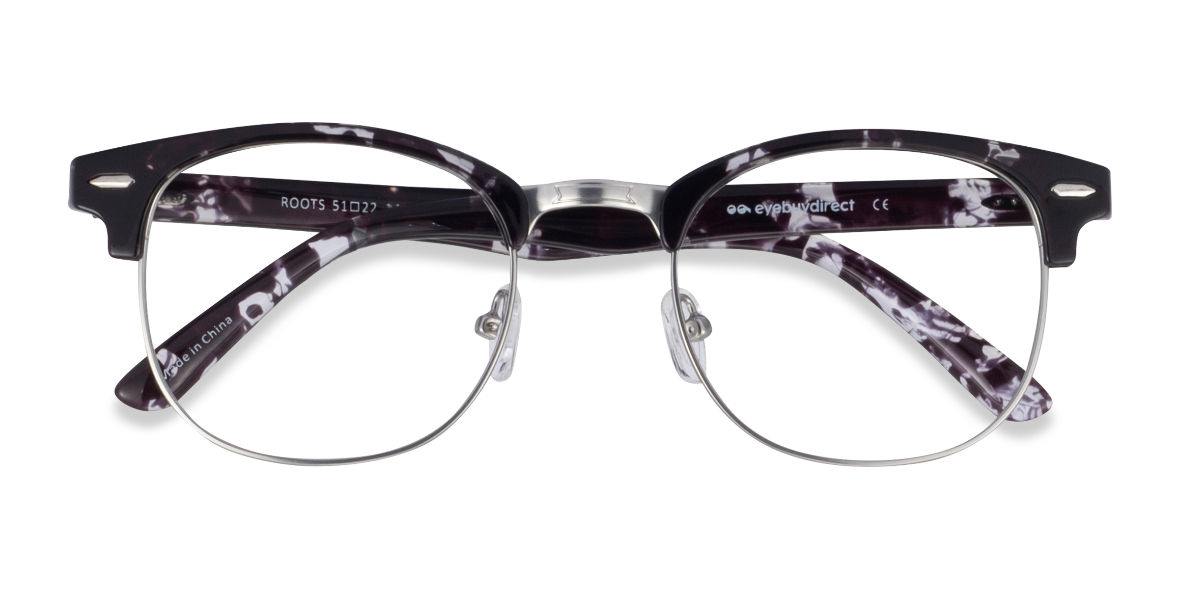 Floral Roots - Plastic-metal Eyeglasses