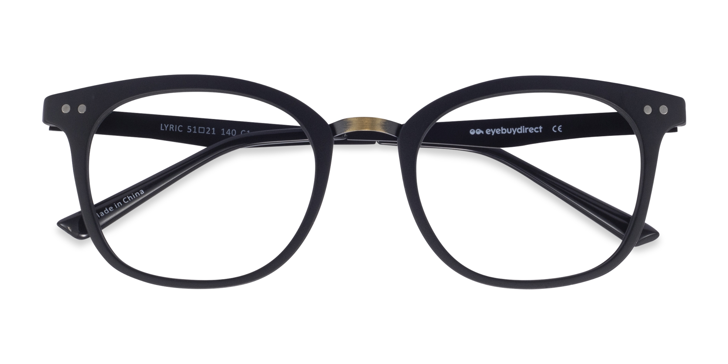 Noir Lyric - Plastique Lunettes de vue