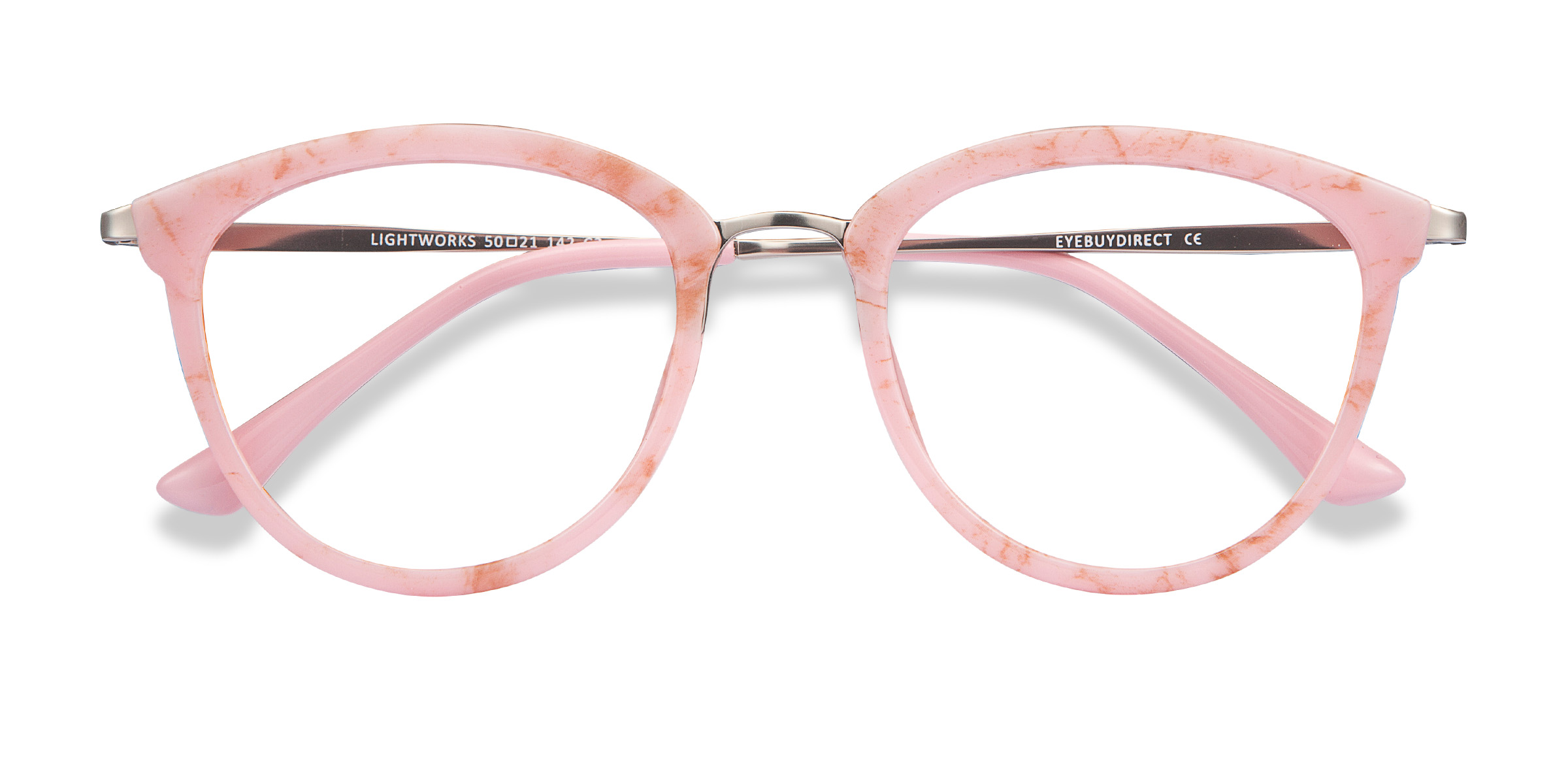 Pink Lightworks - Plastic-metal Eyeglasses