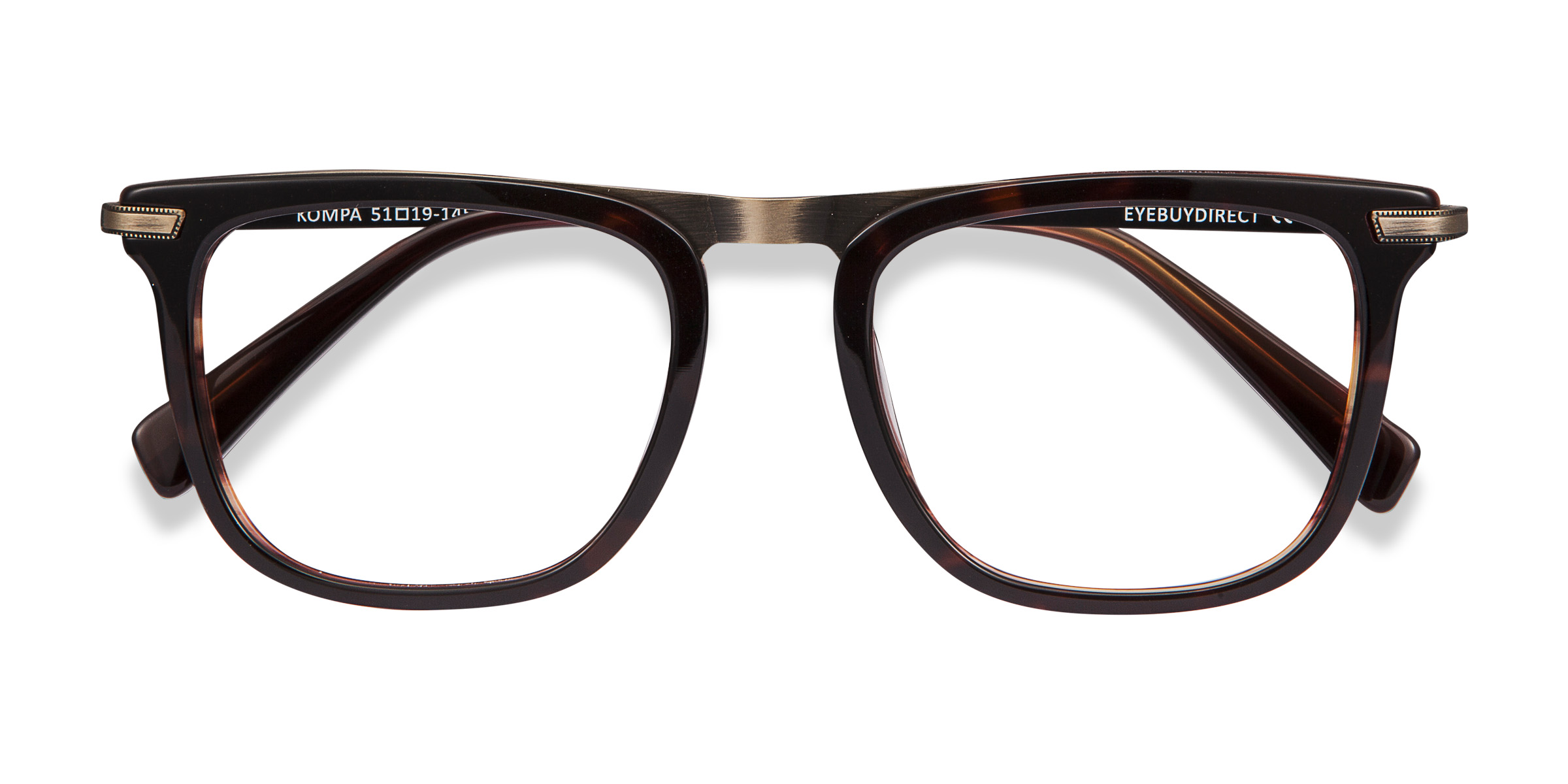 Tortoise Kompa - Acetate-metal Eyeglasses