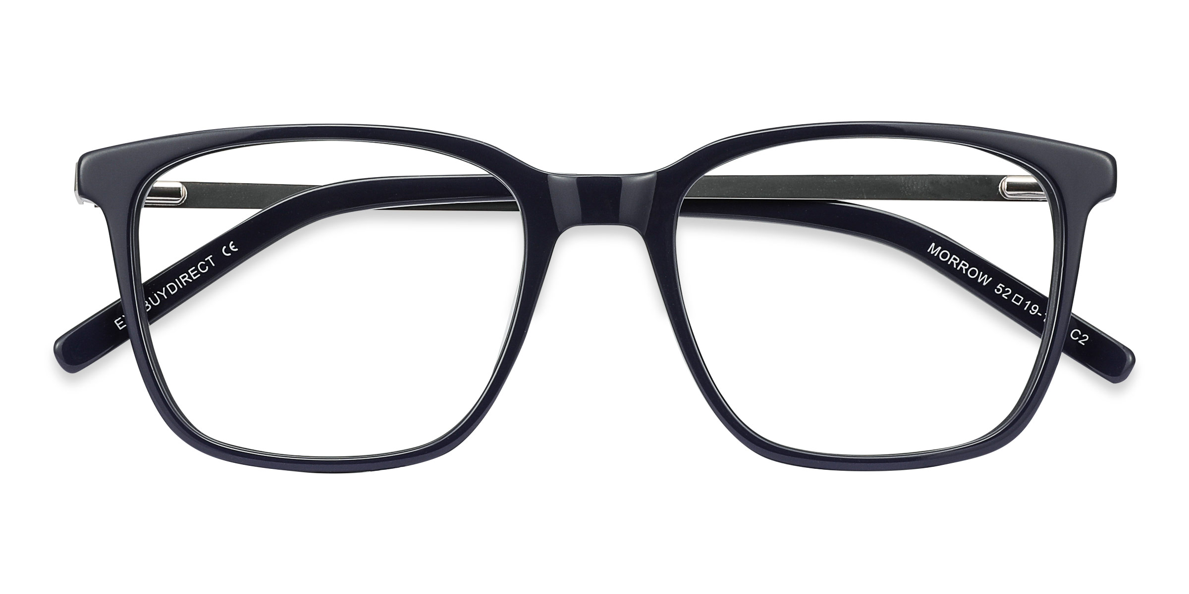 Navy Morrow - Metal Eyeglasses