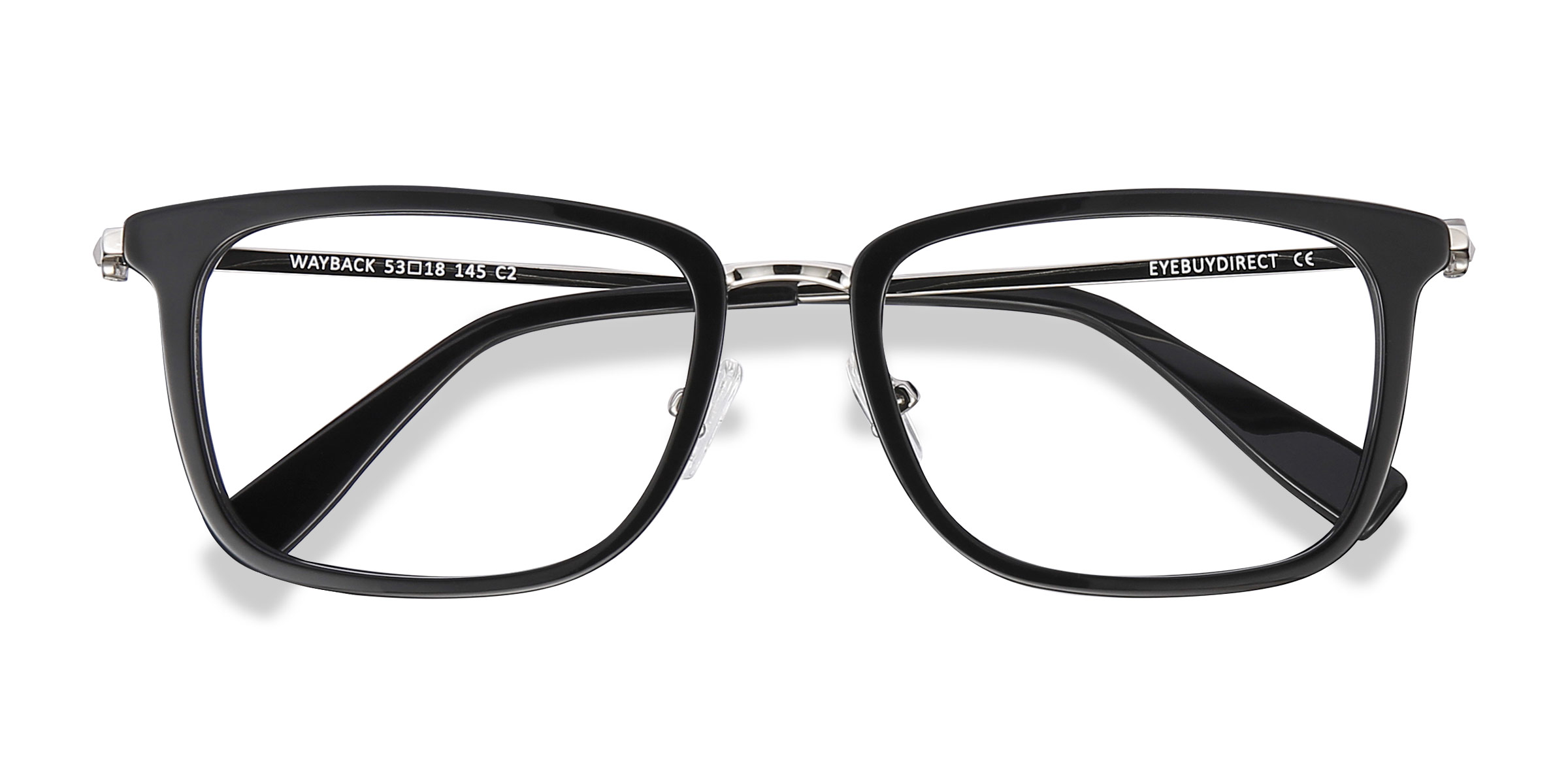 Black Wayback - Metal Eyeglasses