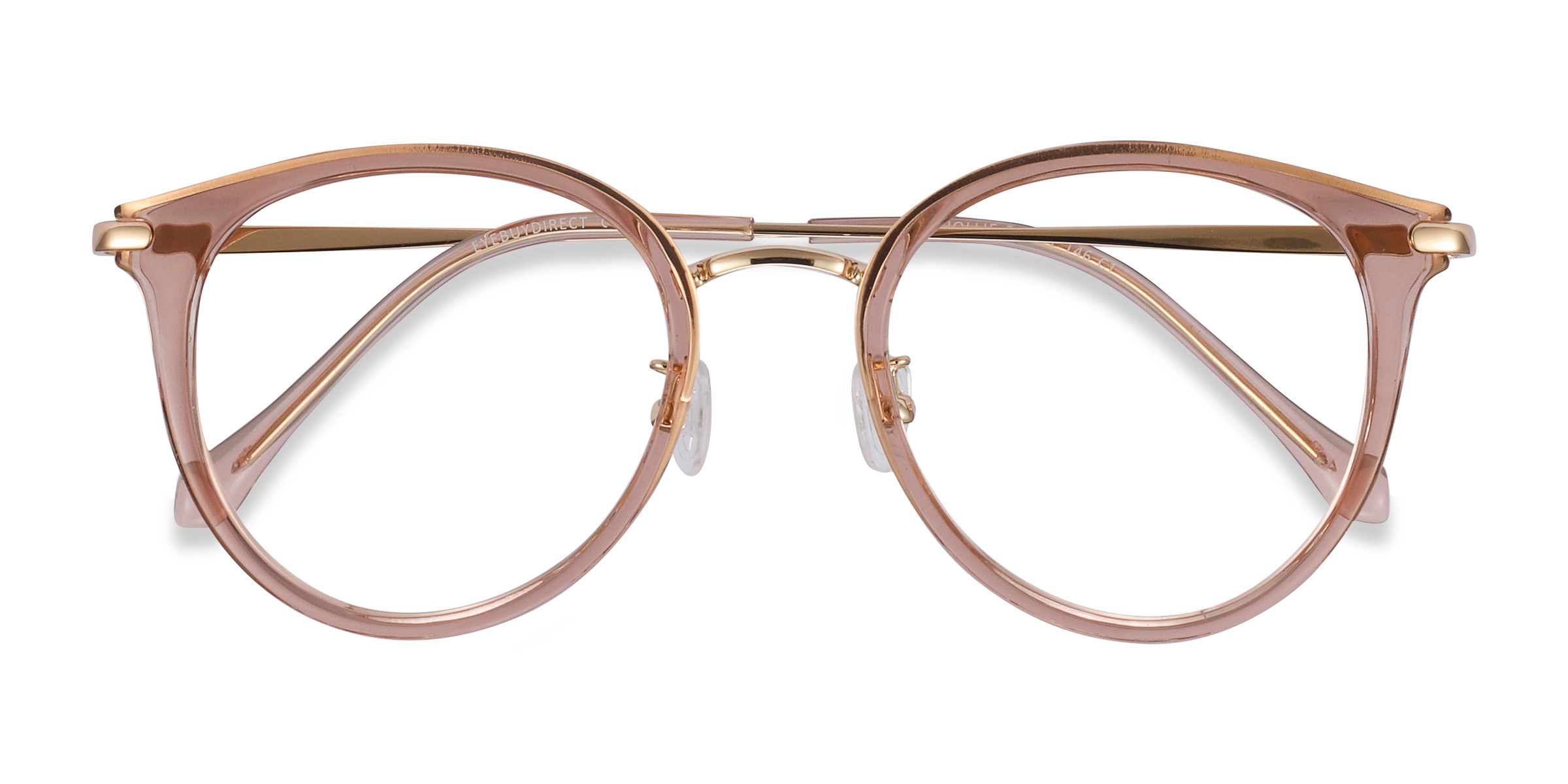 Pink Hollie - Plastic-metal Eyeglasses