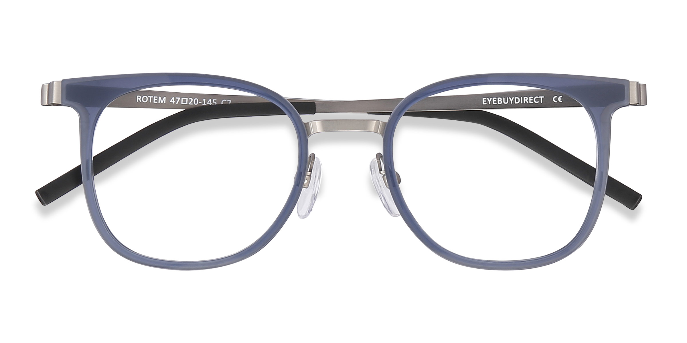 Bleu marine Rotem - Acetate-metal Lunettes de vue