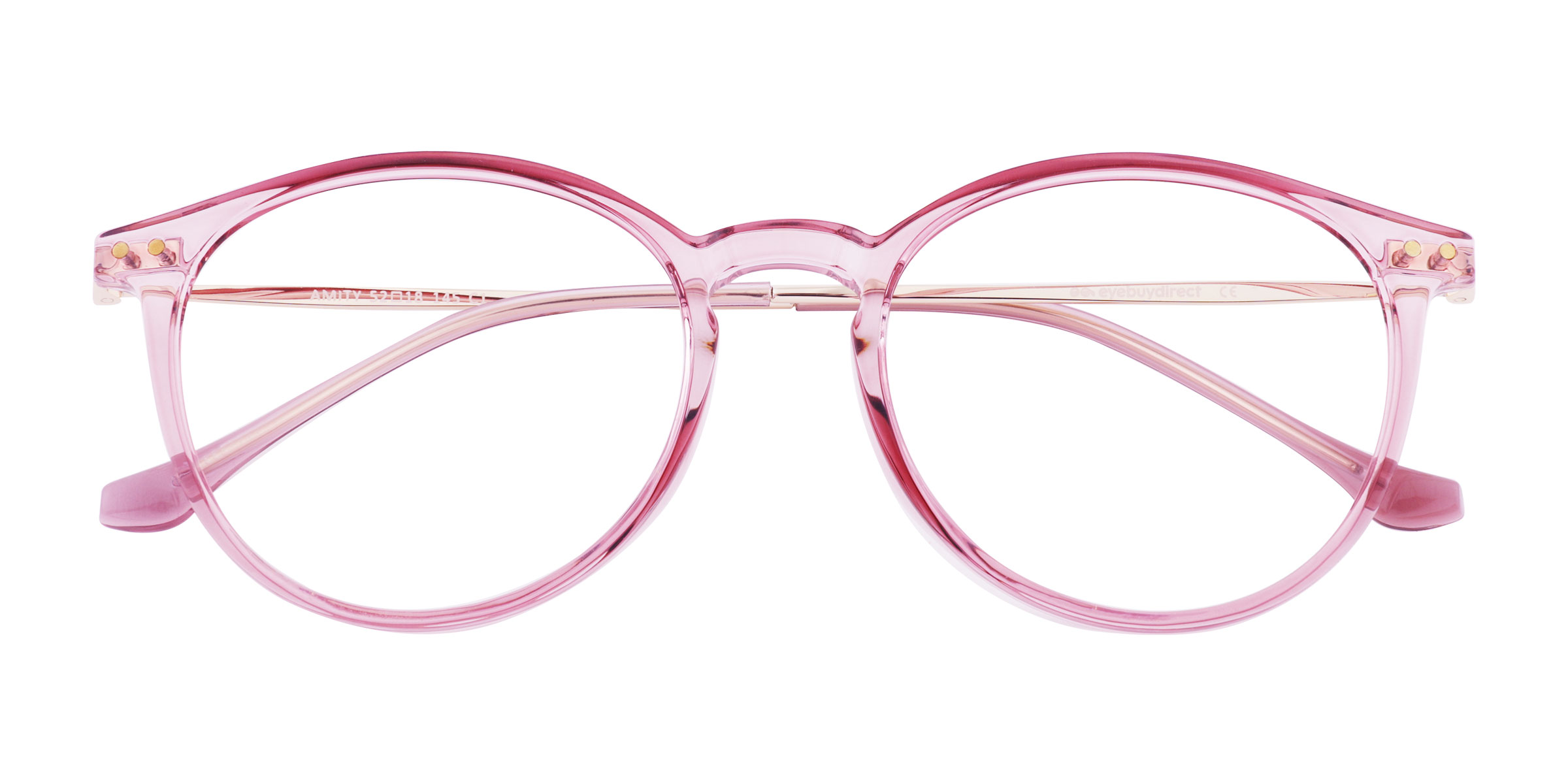 Clear Purple Amity - Plastic-metal Lunettes de vue