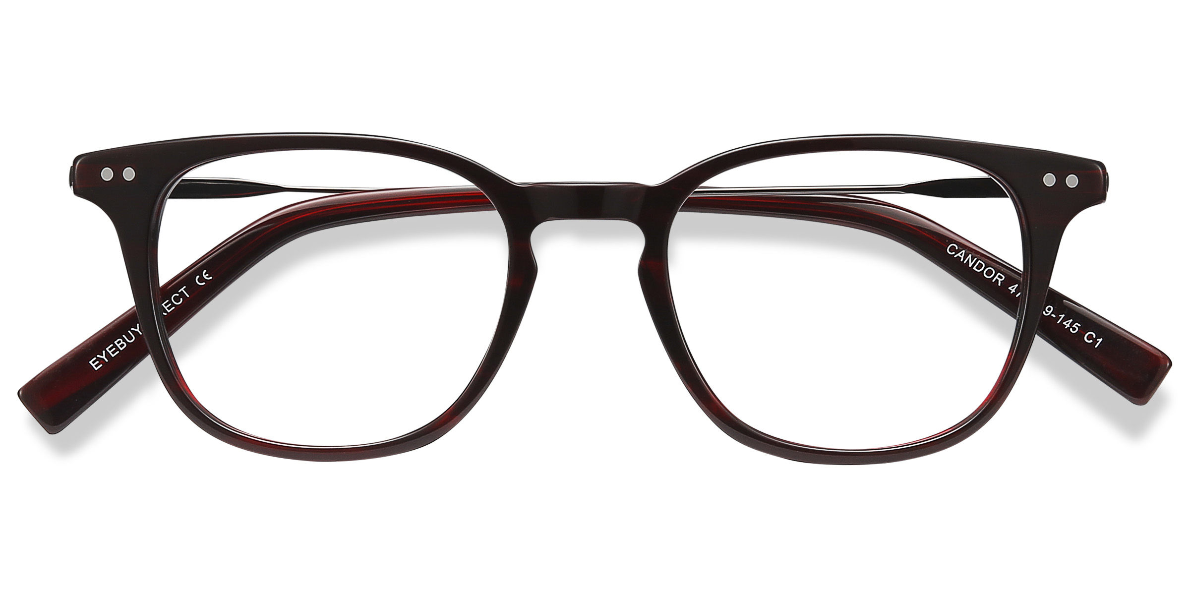 Rouge Candor - Métal Lunettes de vue