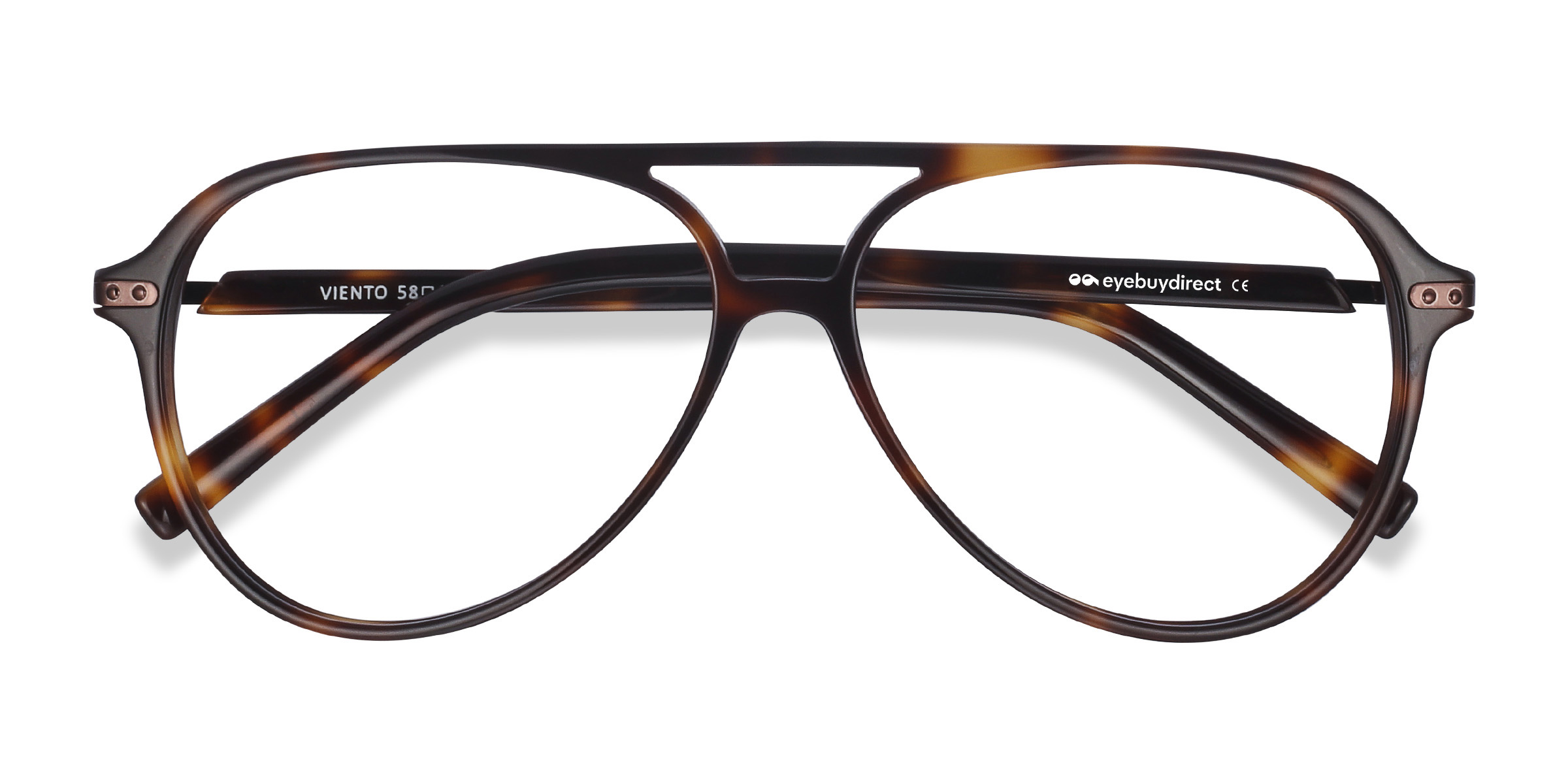 Warm Tortoise Viento - Metal Eyeglasses