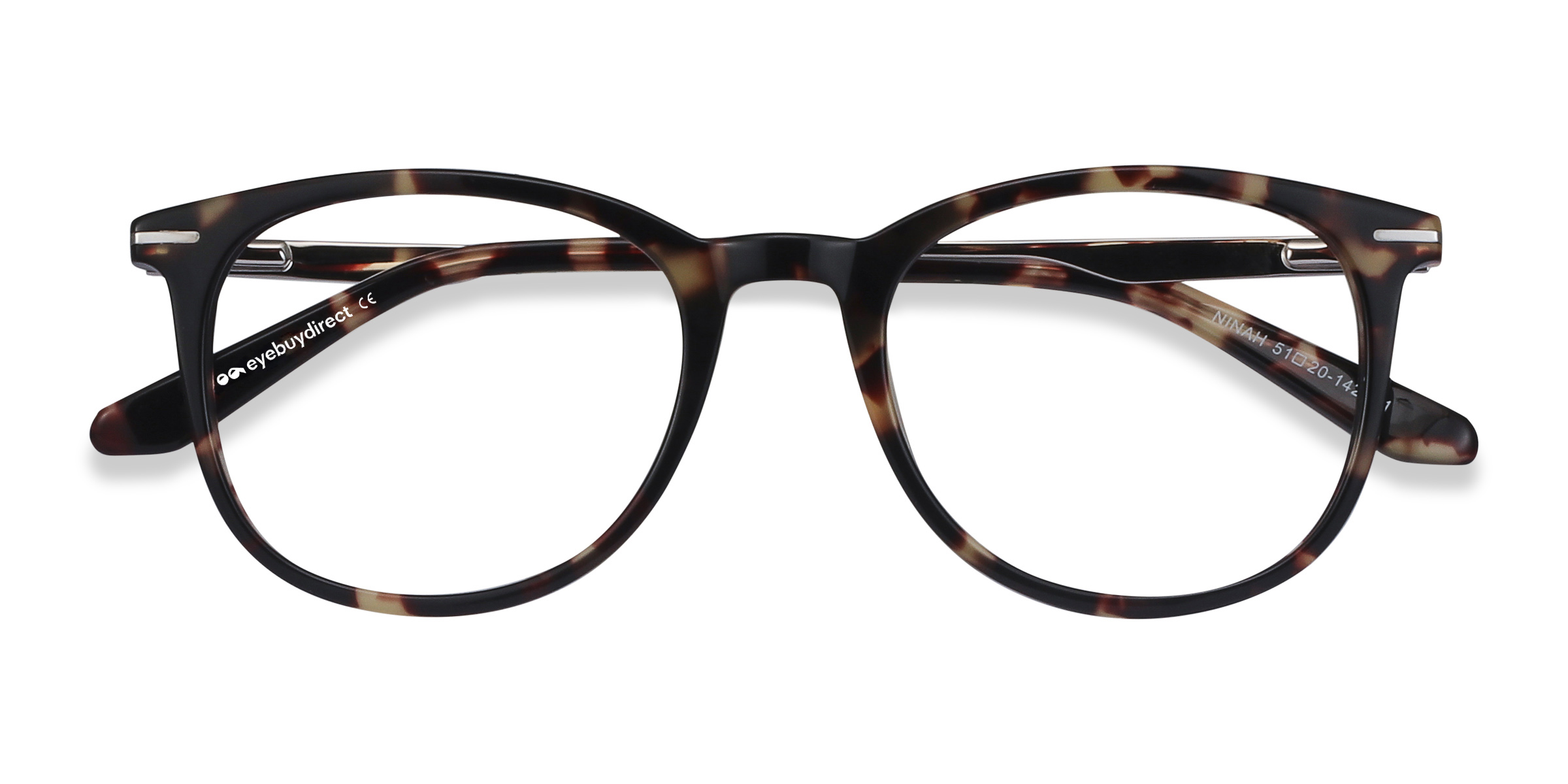 Tortoise Ninah - Acetate-metal Eyeglasses