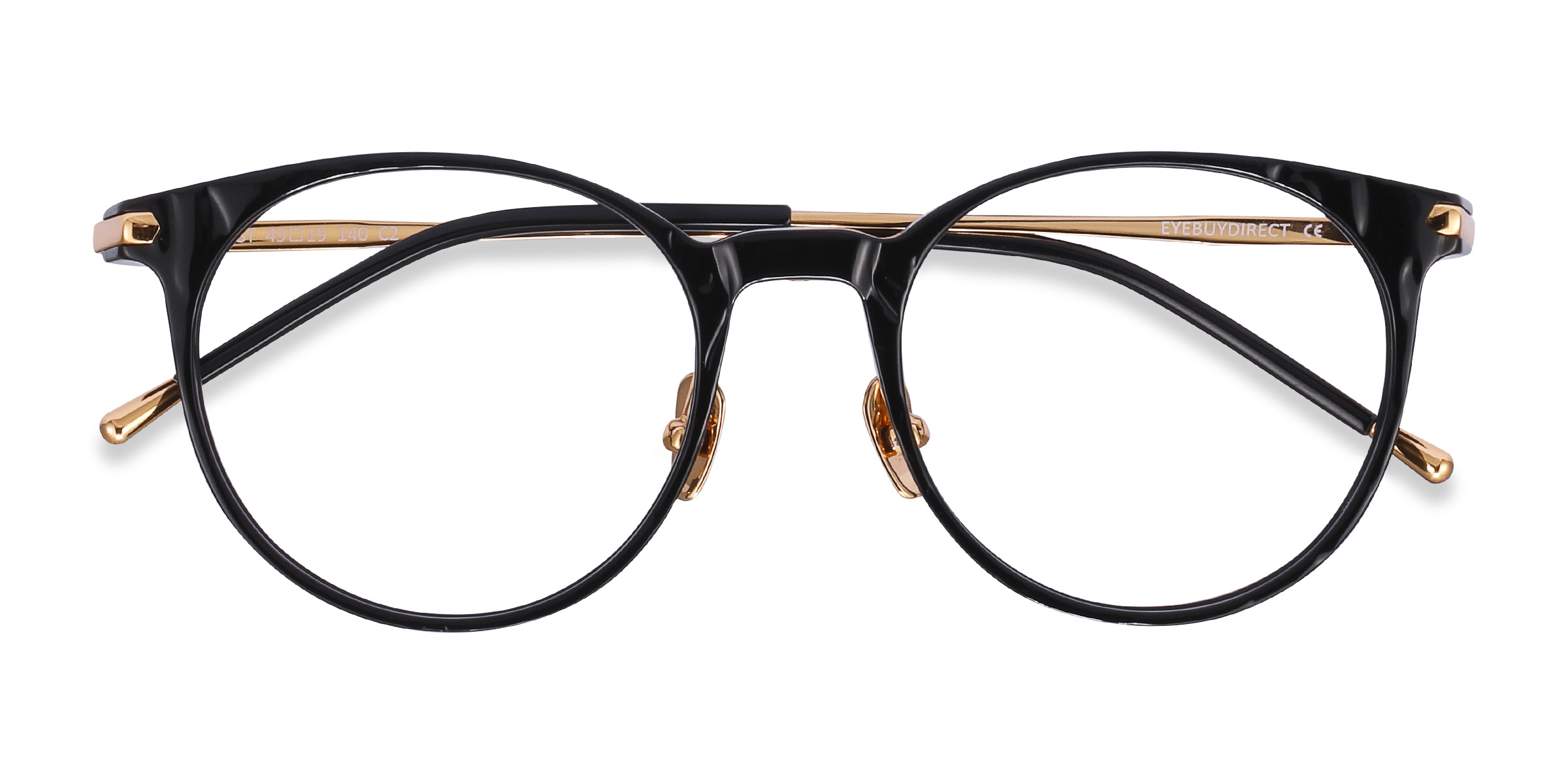 Black Vast -  Metal Eyeglasses