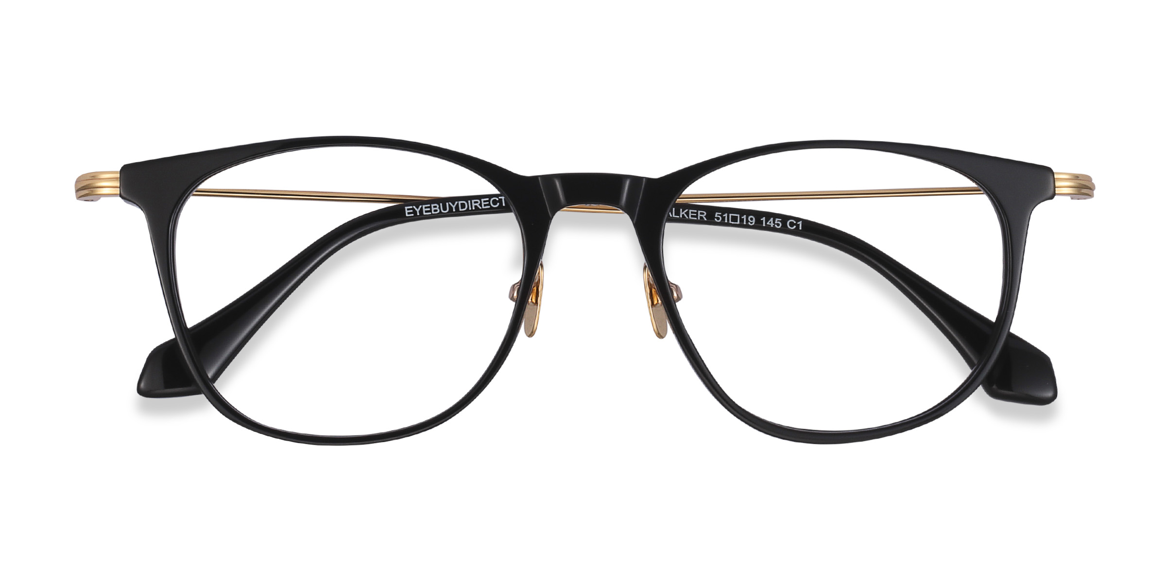 Black Walker -  Metal Eyeglasses