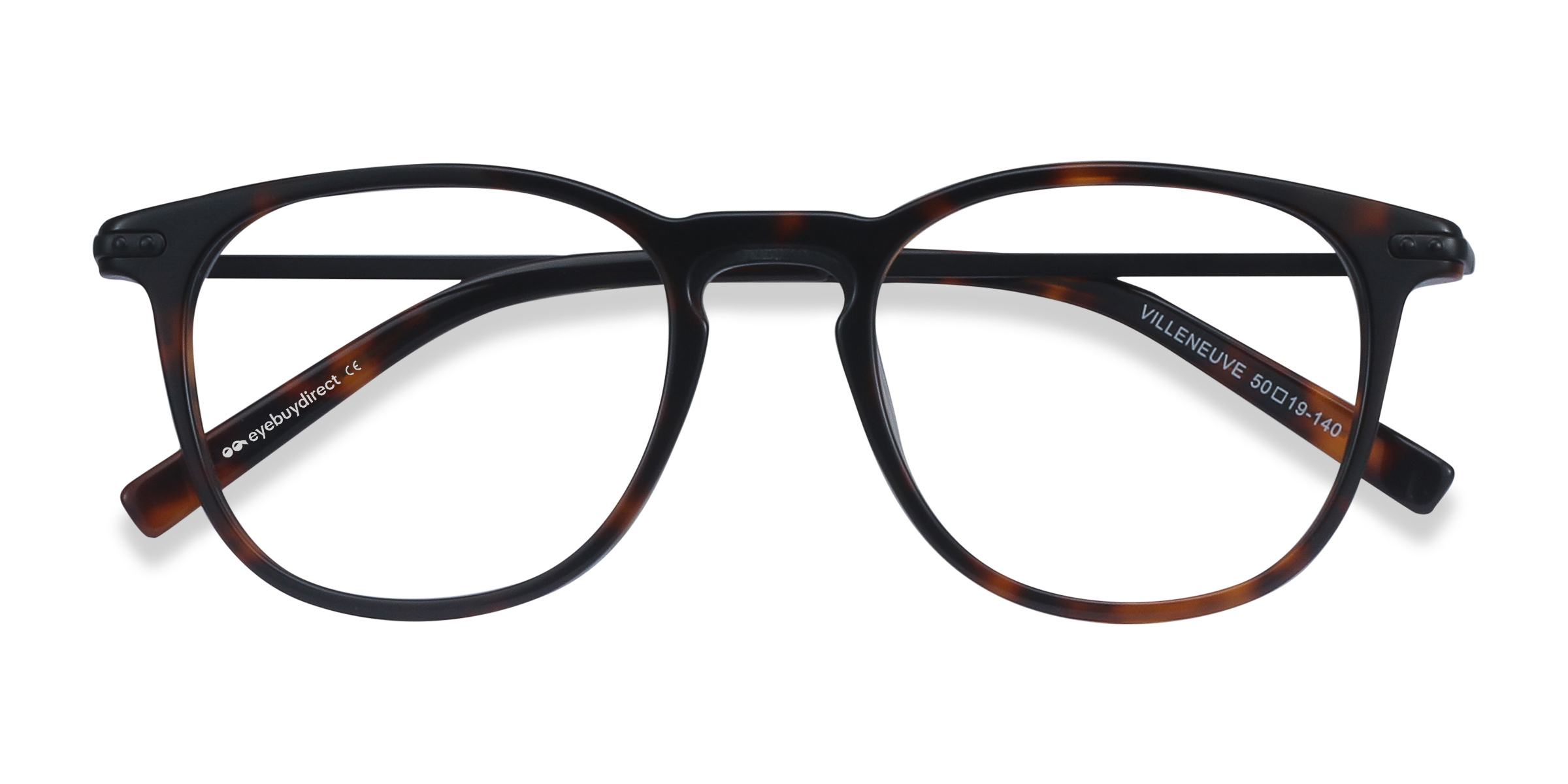 Écaille Noire Villeneuve -  Acetate-metal Lunettes de vue