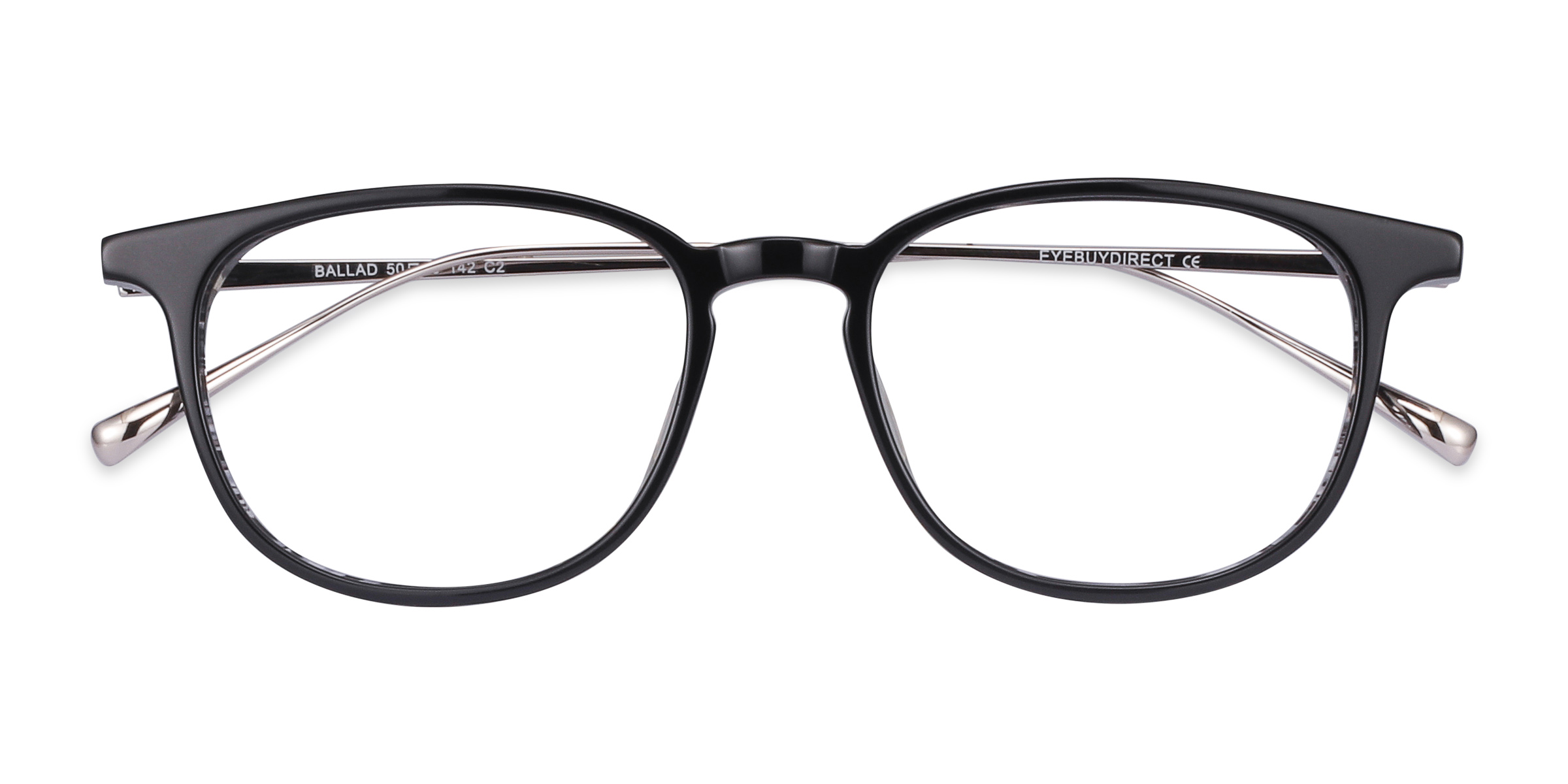 Black Clear Ballad -  Metal Eyeglasses
