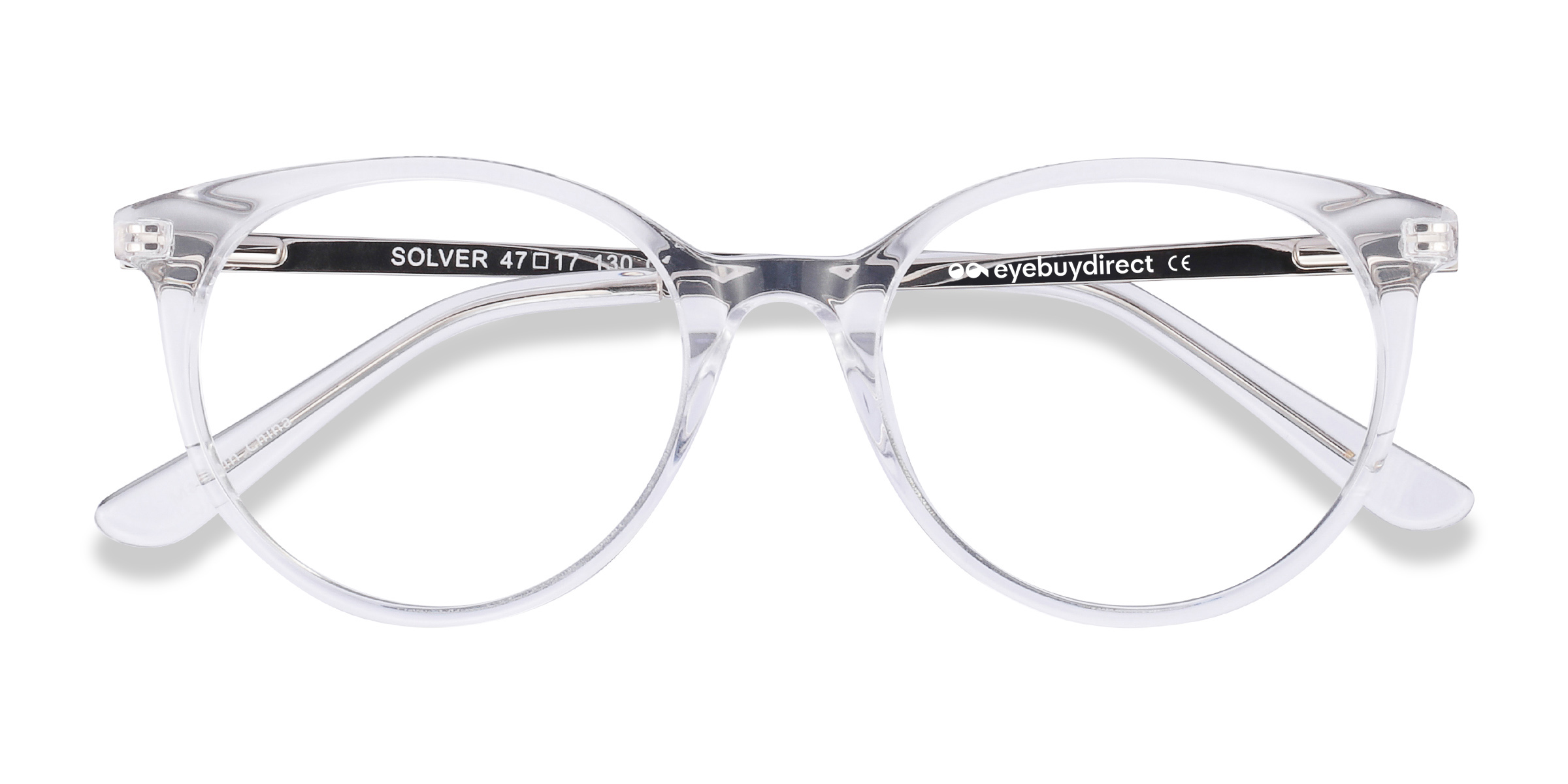 Clear Solver - Acetate-metal Eyeglasses