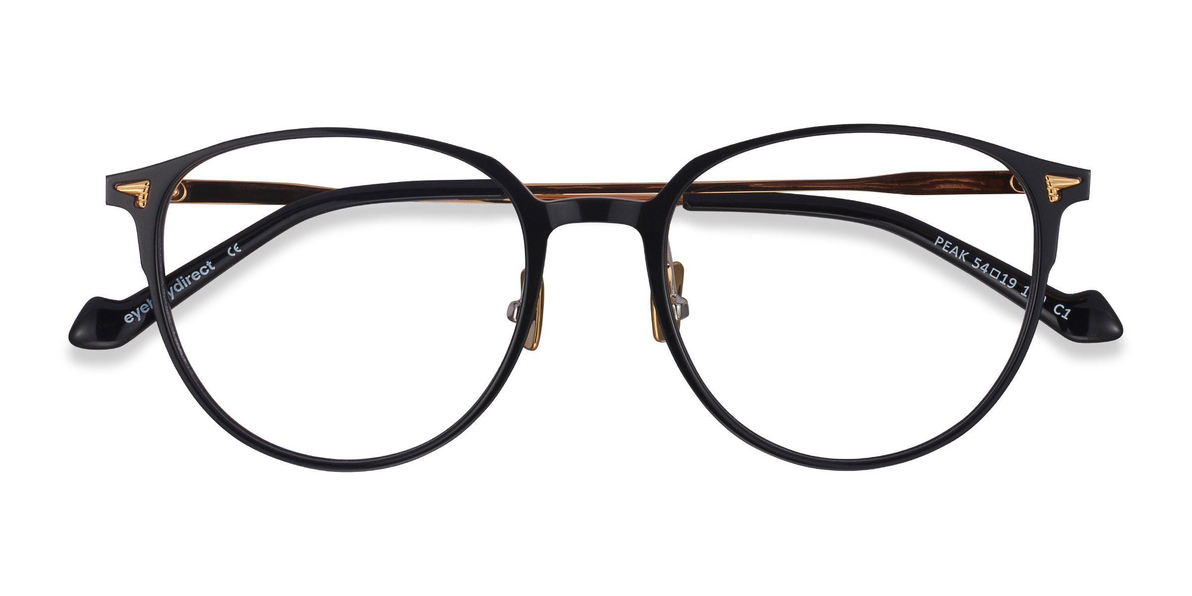Noir Peak - Métal Lunettes de vue