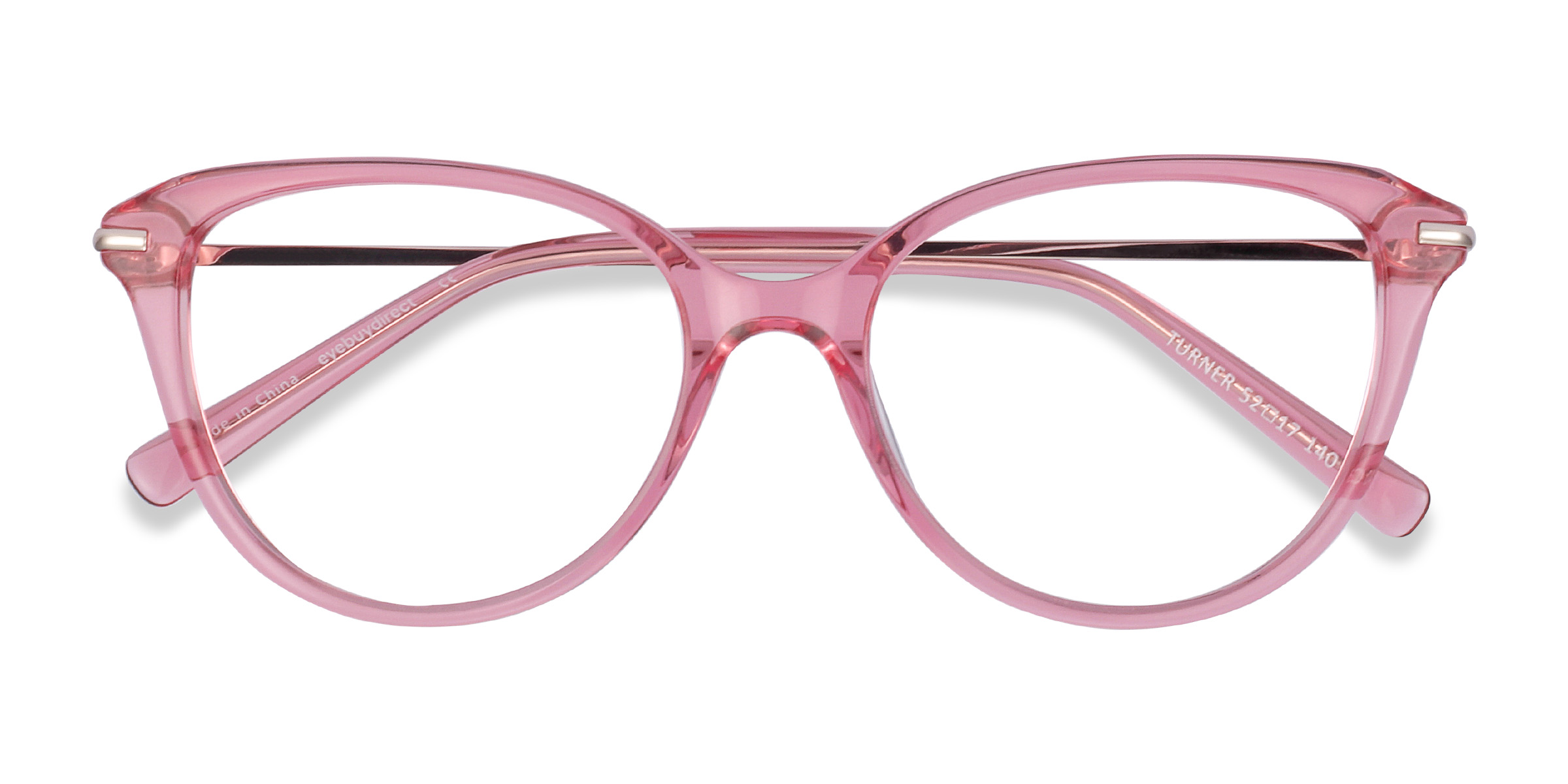 Clear Pink Turner - Acetate-metal Lunettes de vue