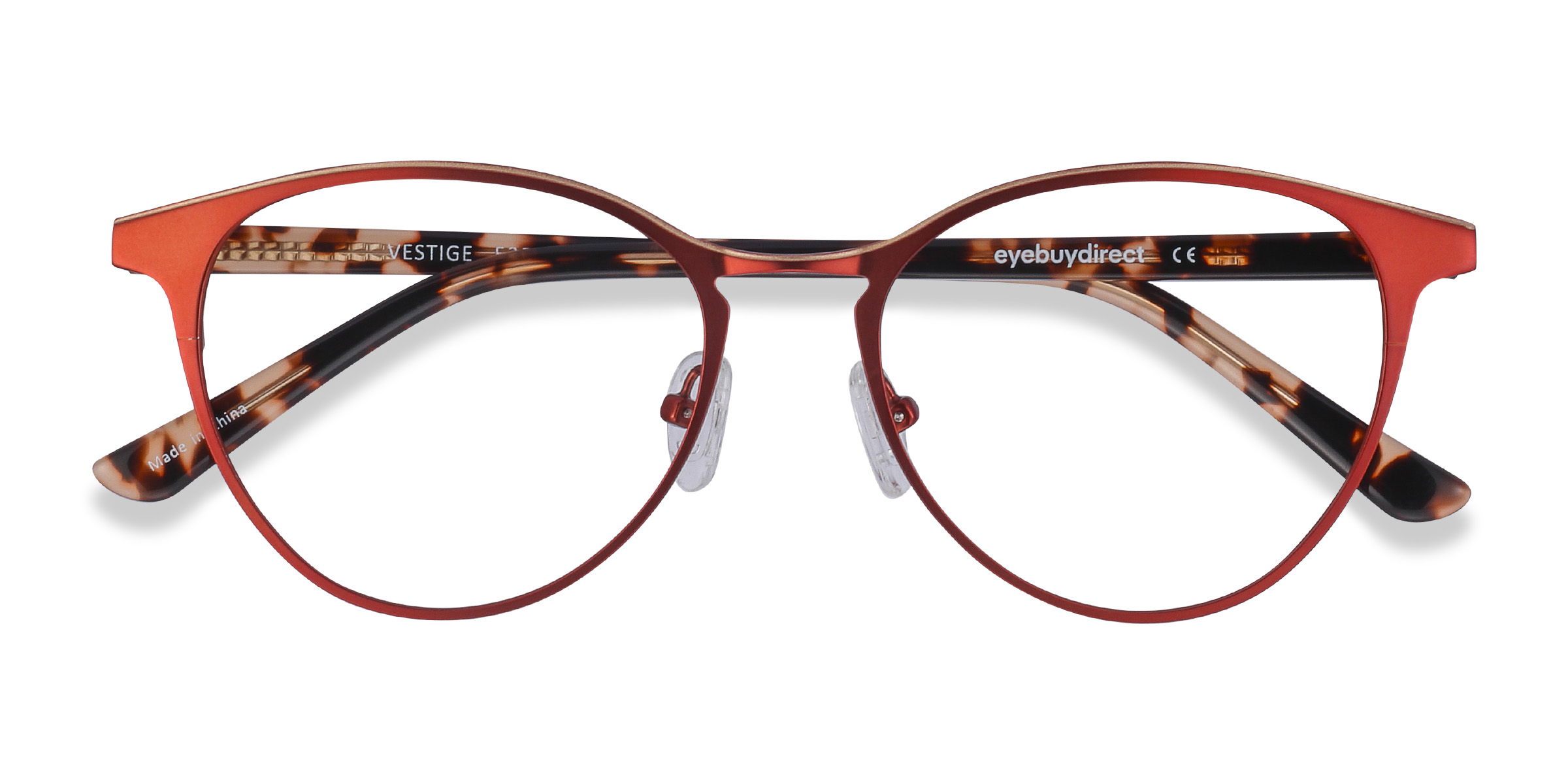 Red Vestige - Acetate-metal Eyeglasses