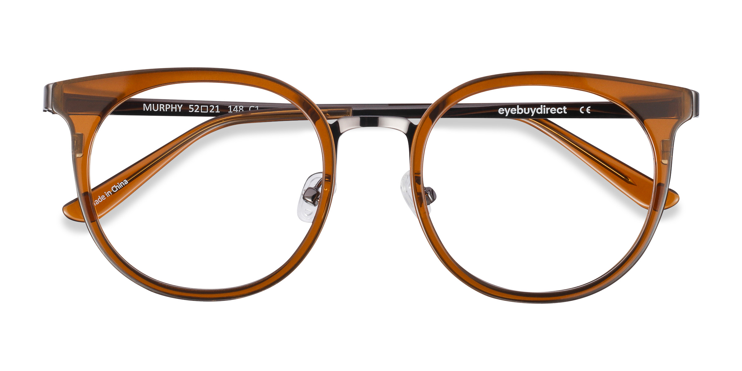 Brown Murphy - Acetate-metal Eyeglasses