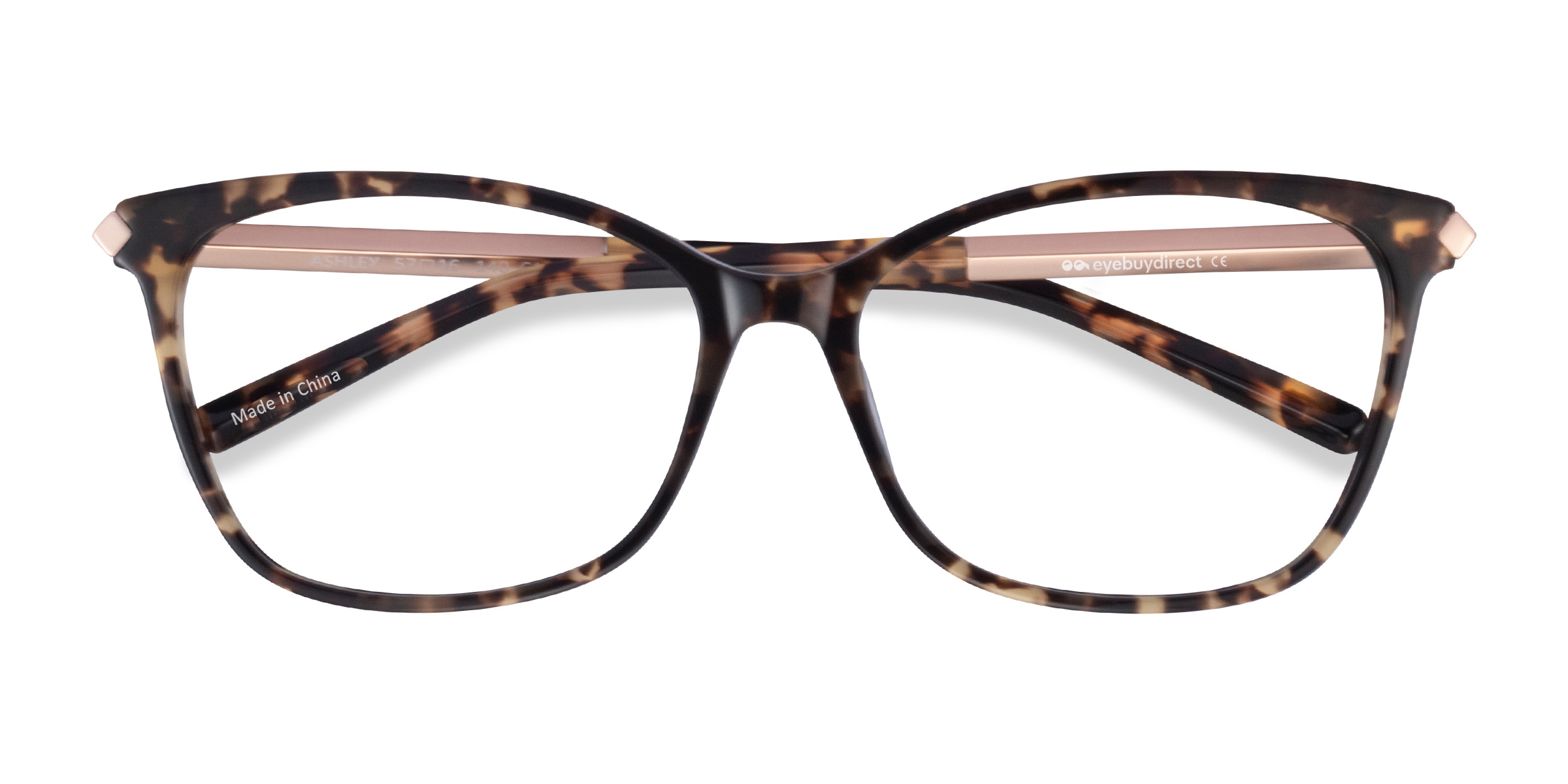 Tortoise Ashley - Acetate-metal Eyeglasses
