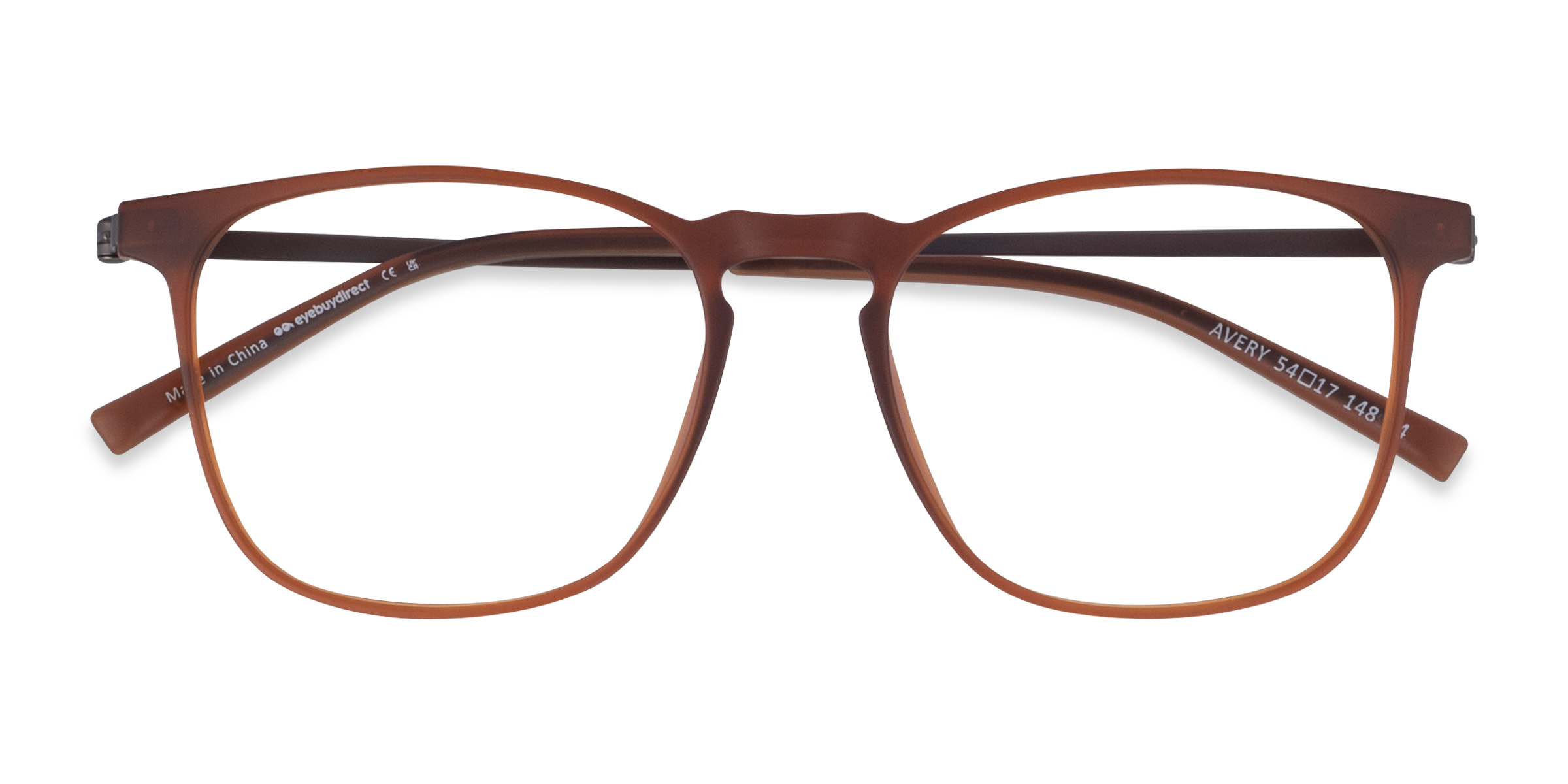 Brun Avery -  Plastic-metal Lunettes de vue