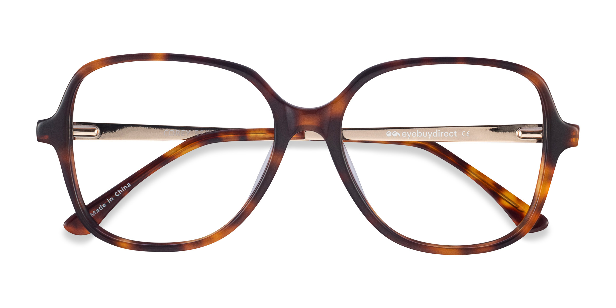 Tortoise Corey - Acetate-metal Eyeglasses